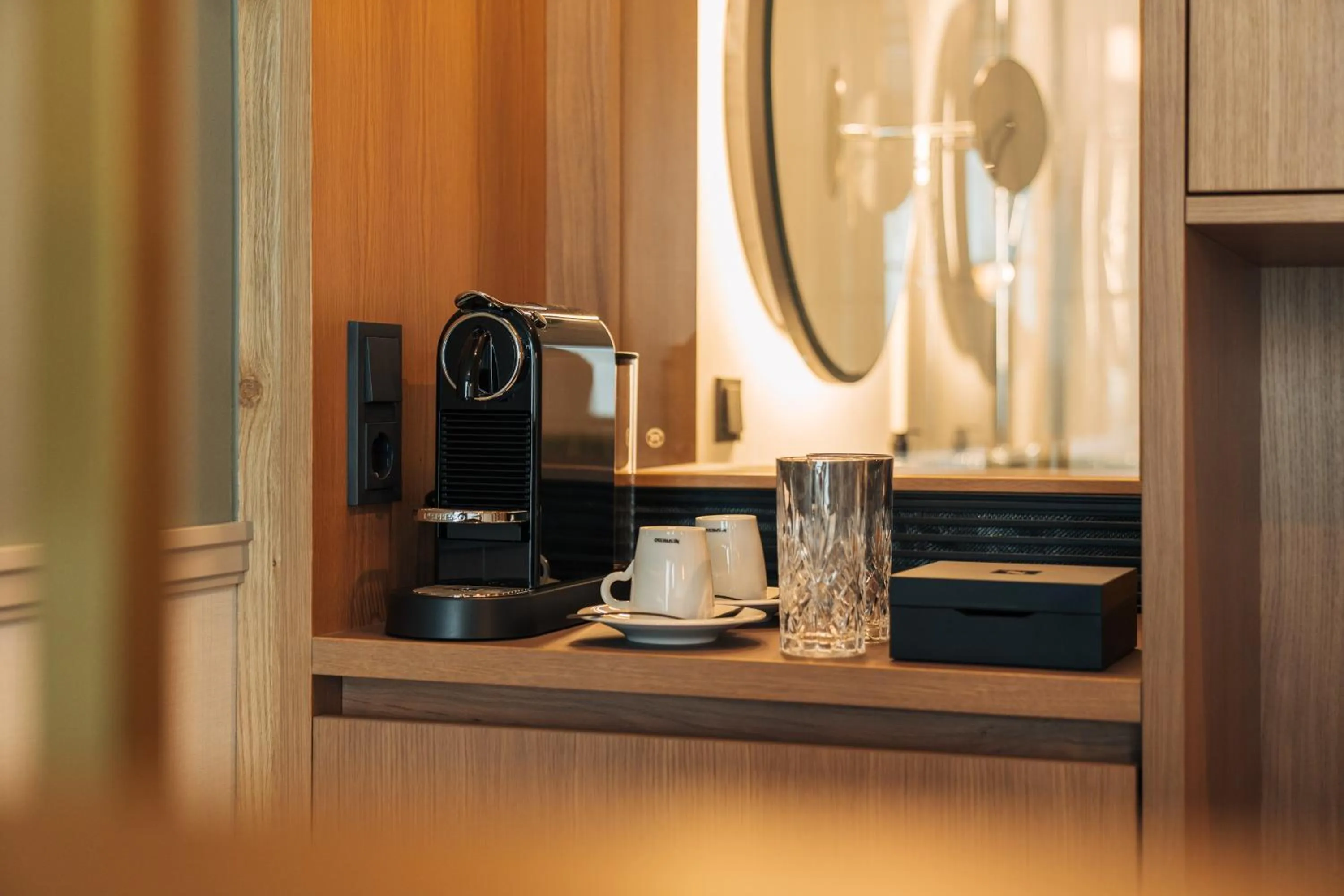 Coffee/tea facilities in Hotel Galántha