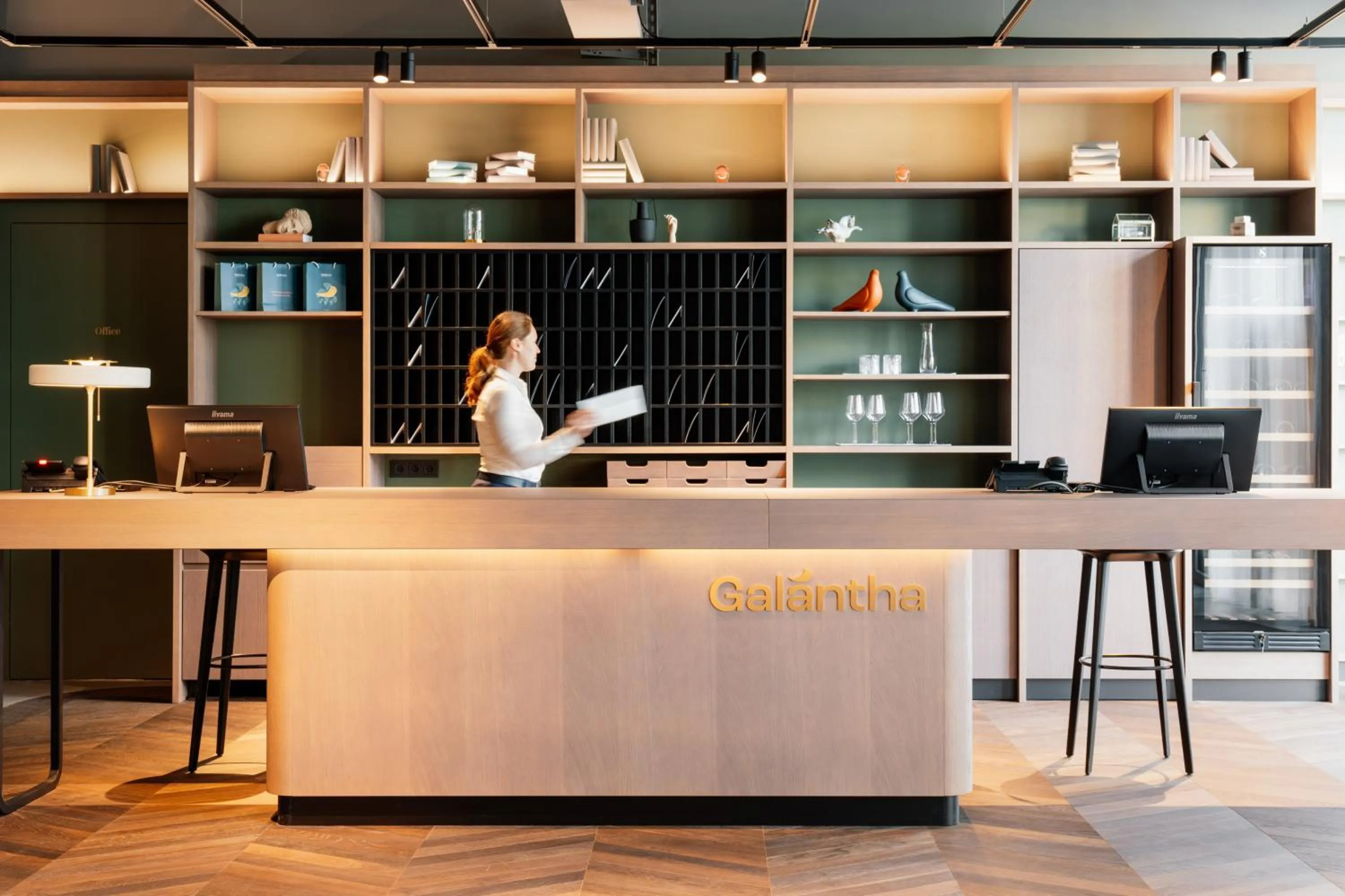 Lobby or reception in Hotel Galántha