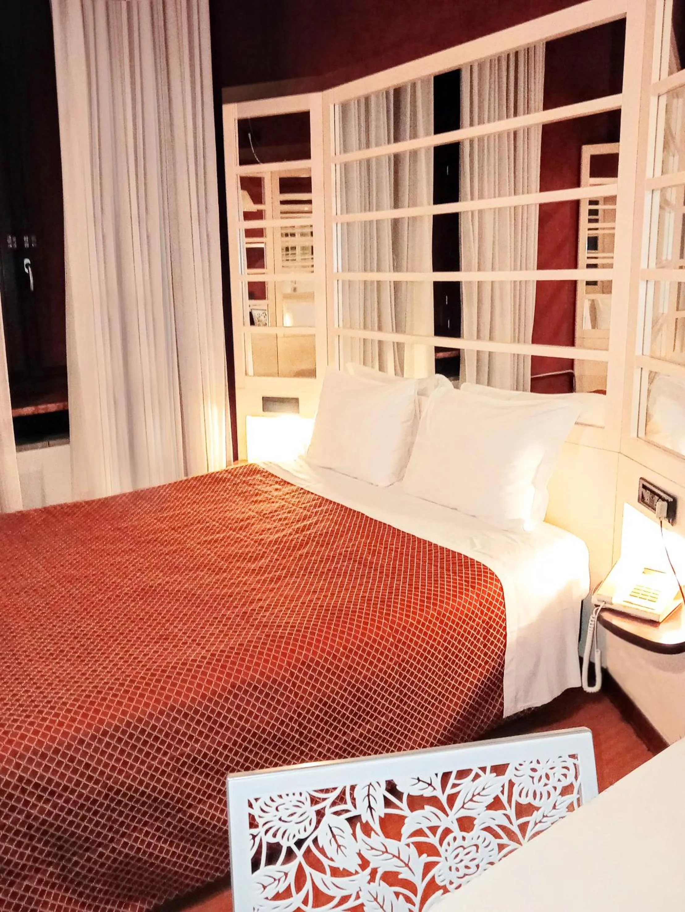 Bed in Hotel Amadeus