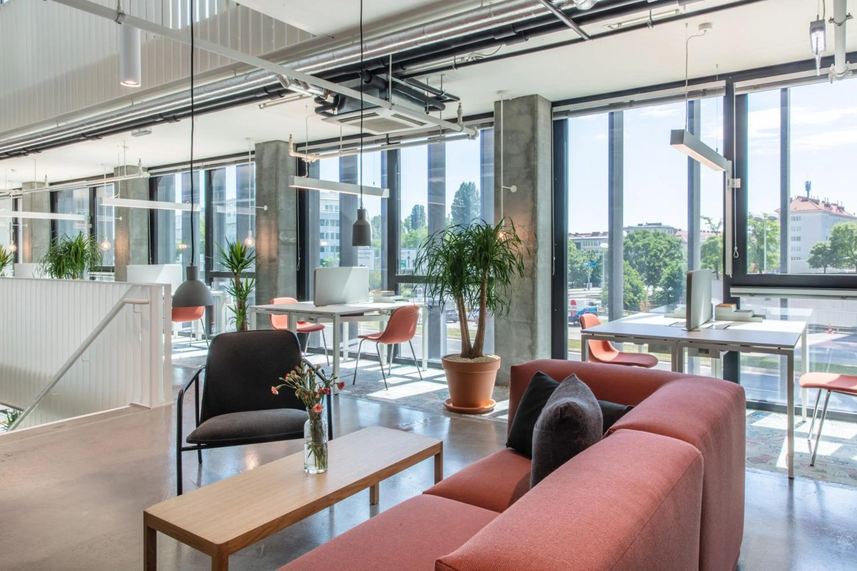 Seating area in District Living