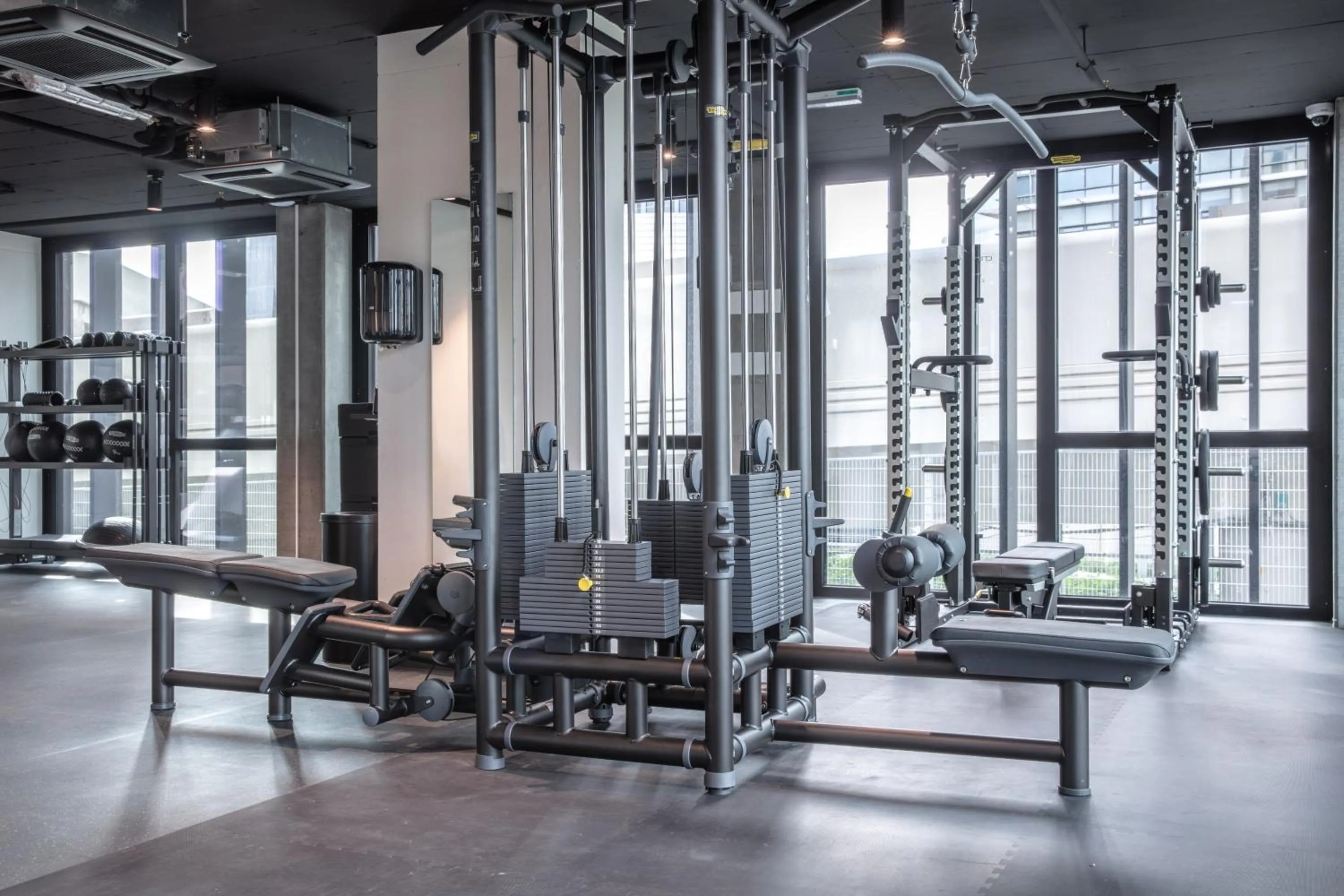 Fitness centre/facilities in District Living
