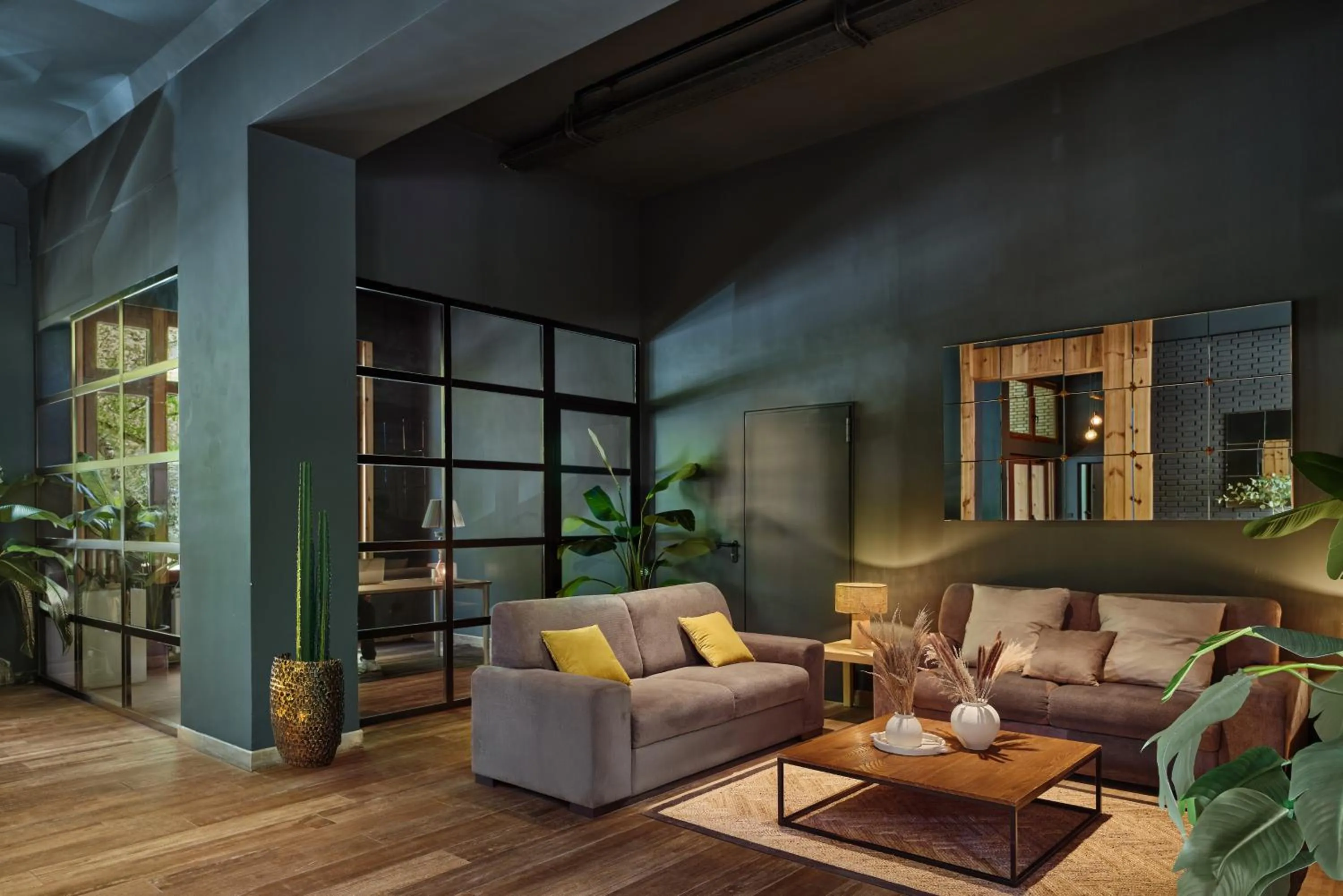 Seating area in Hotel MET Pamplona