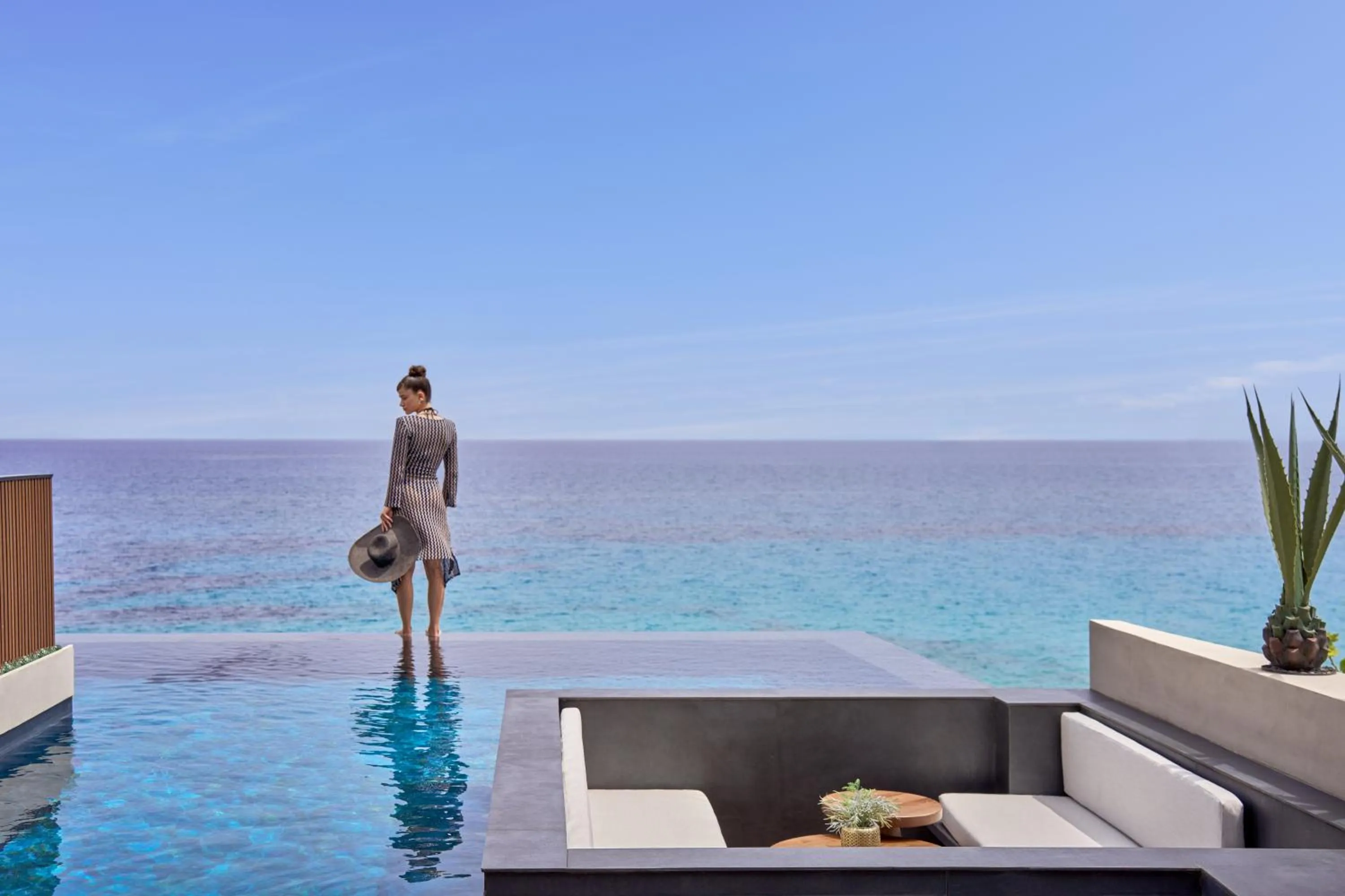 Pool view in SEA ZANTE Luxury Beachfront Retreat