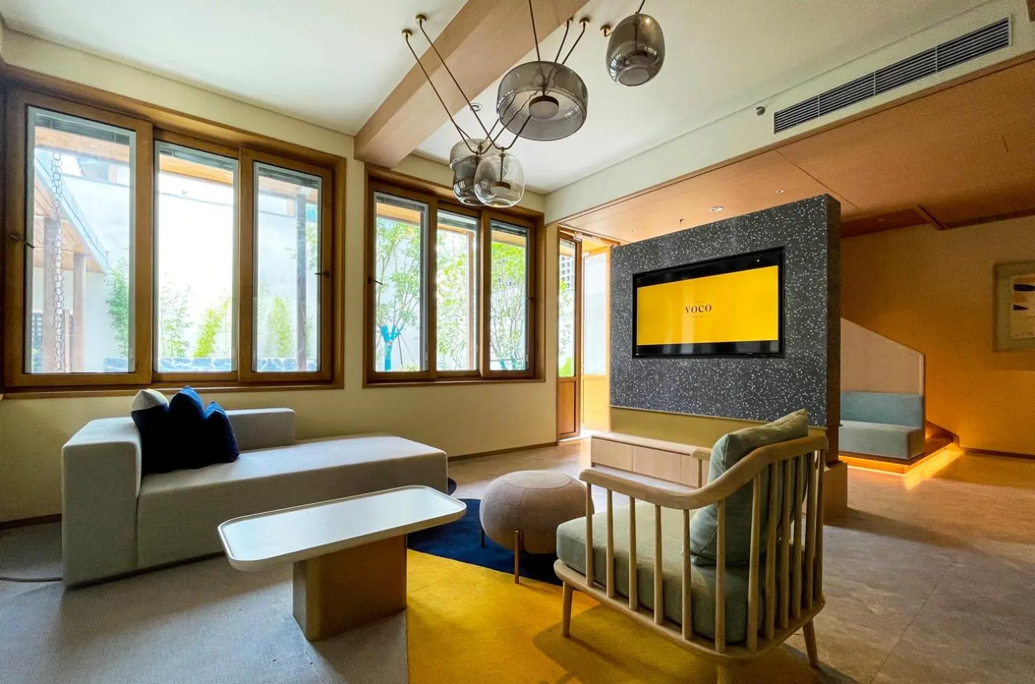 Living room in voco Nanjing Garden Expo by IHG