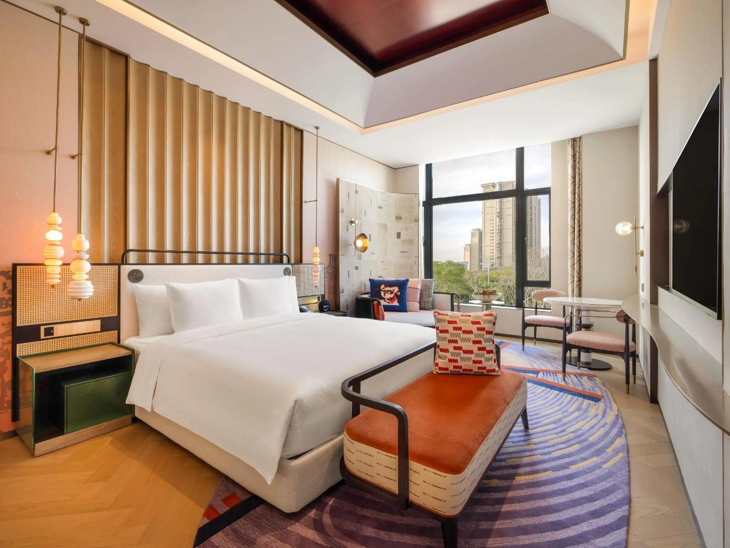 Bedroom, Bed in Hotel Indigo Xiamen Haicang by IHG