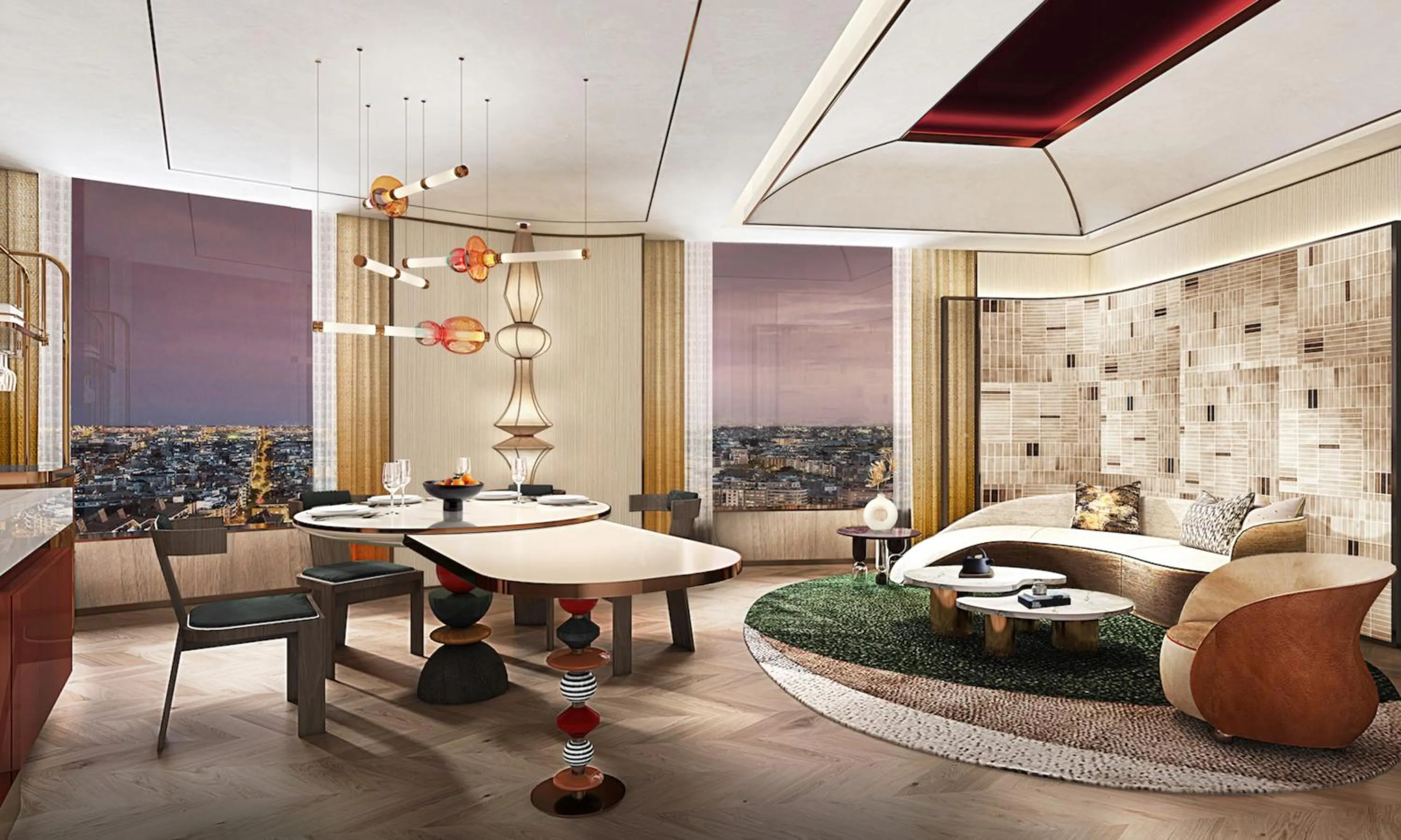 Living room in Hotel Indigo Xiamen Haicang by IHG