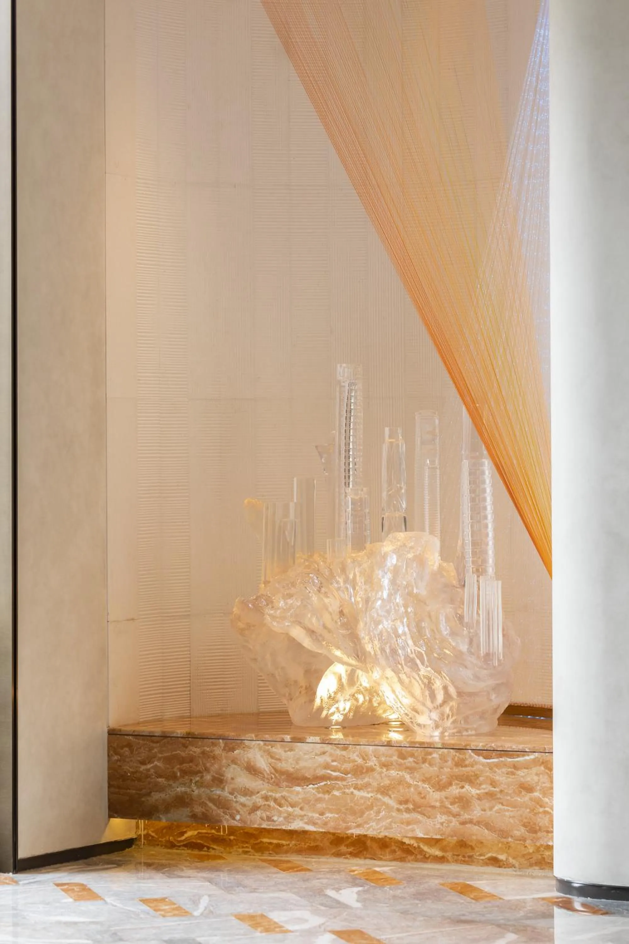 Decorative detail in Hotel Indigo Xiamen Haicang by IHG