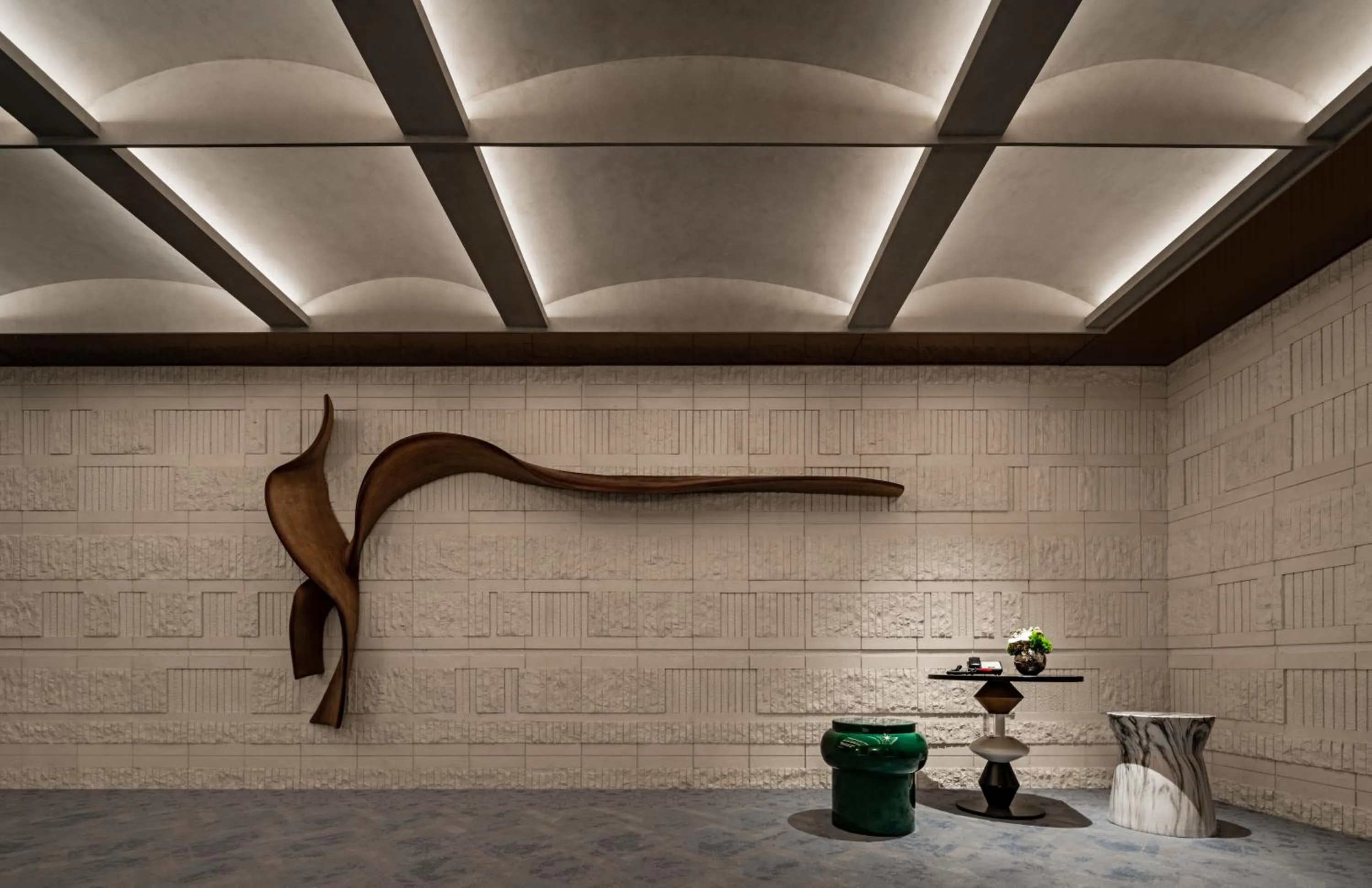 Decorative detail in Hotel Indigo Xiamen Haicang by IHG