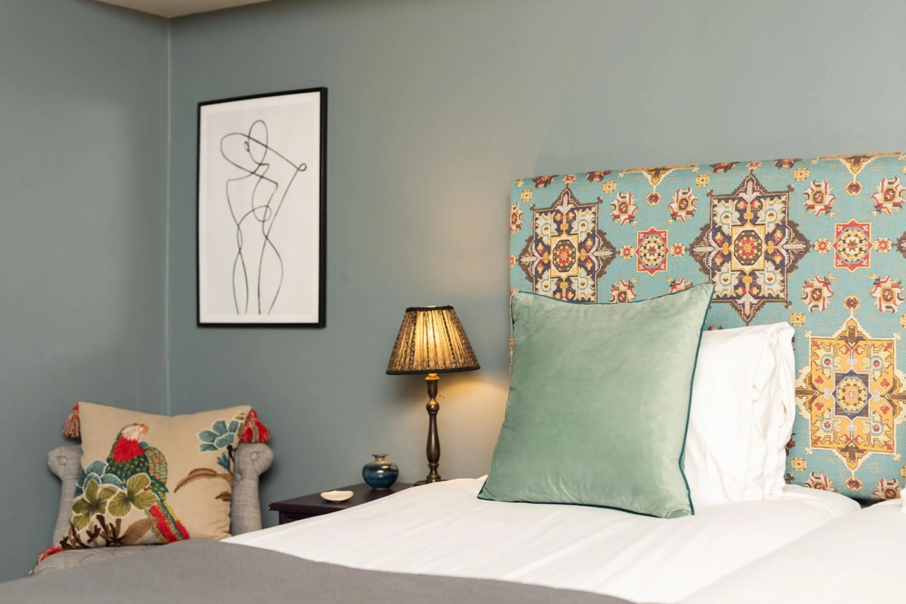 Decorative detail in Jersey Arms Hotel Bicester