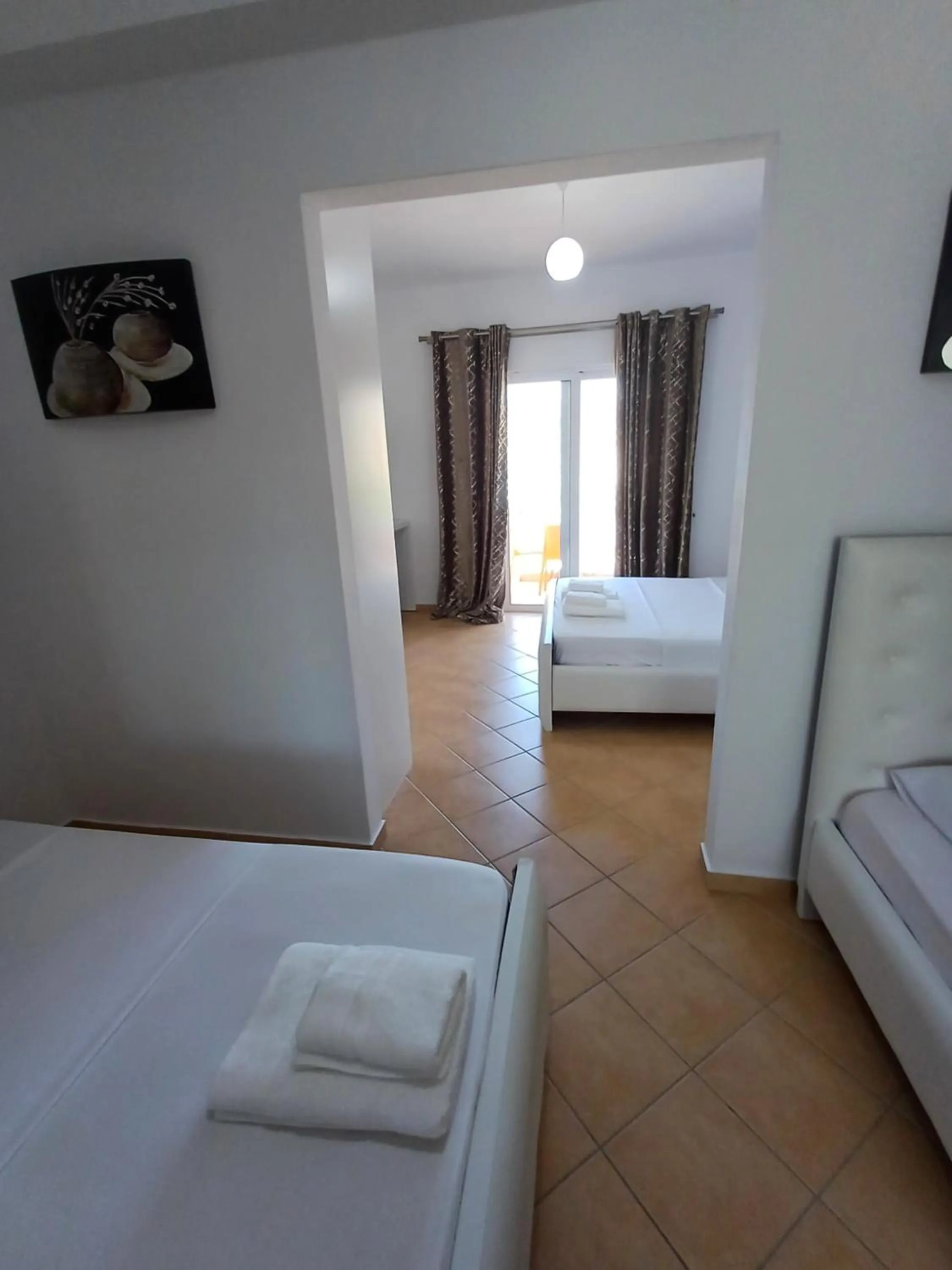 Bed in Hotel Sherifi