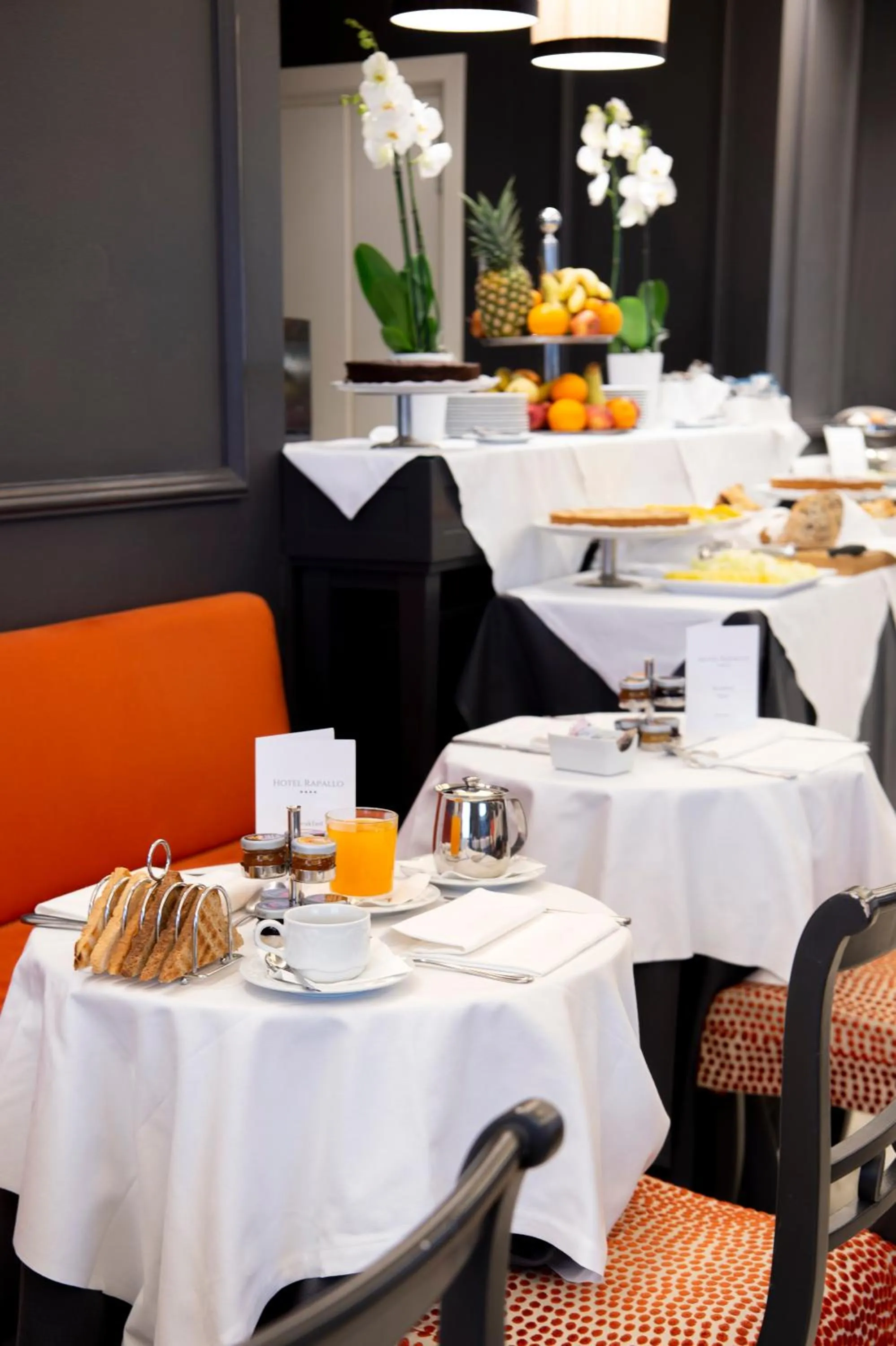 American breakfast in Hotel Rapallo