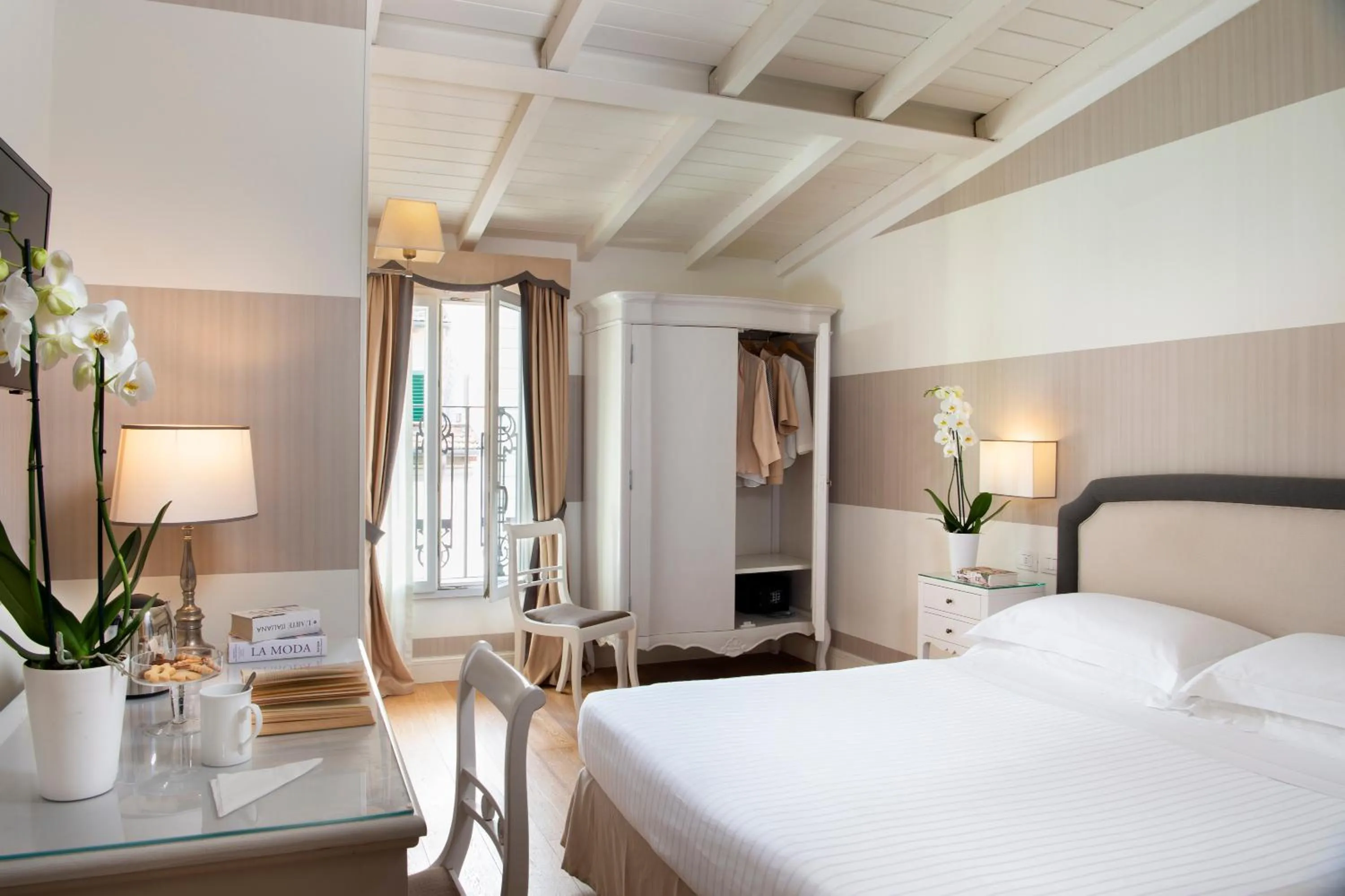 Bedroom, Bed in Hotel Rapallo