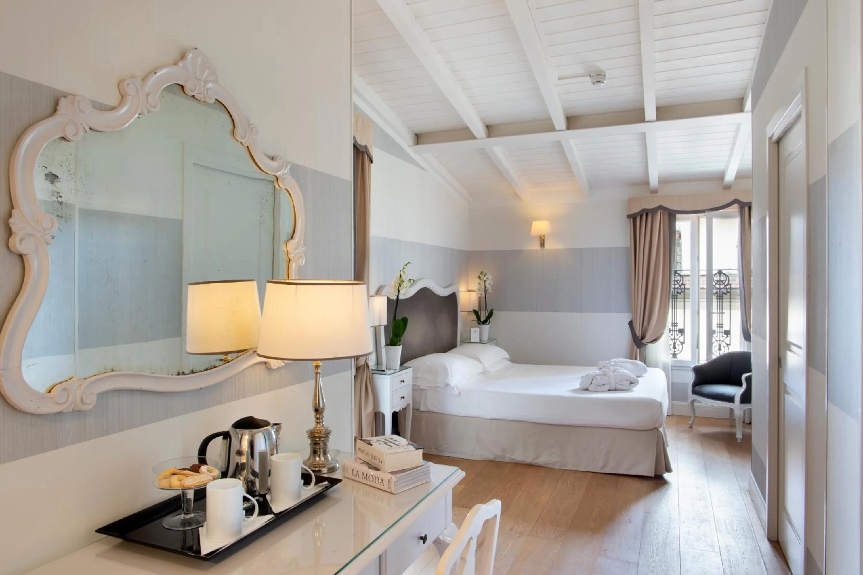 Bedroom, Bed in Hotel Rapallo