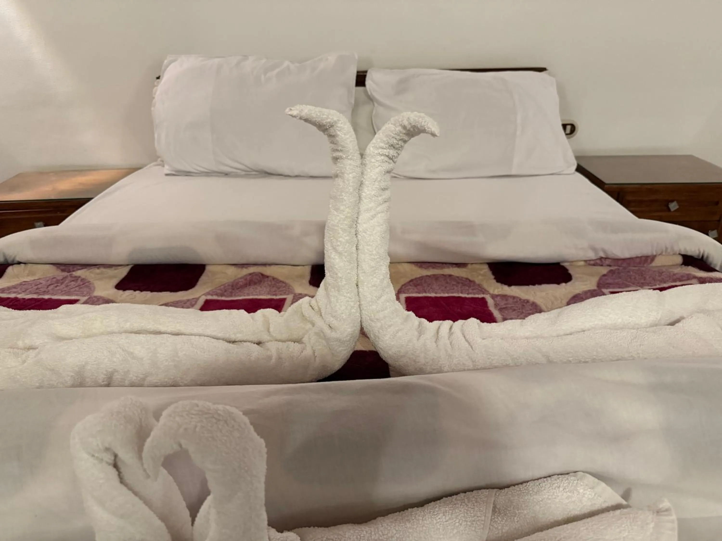 Bed in Luxor Villa Hatshepsut