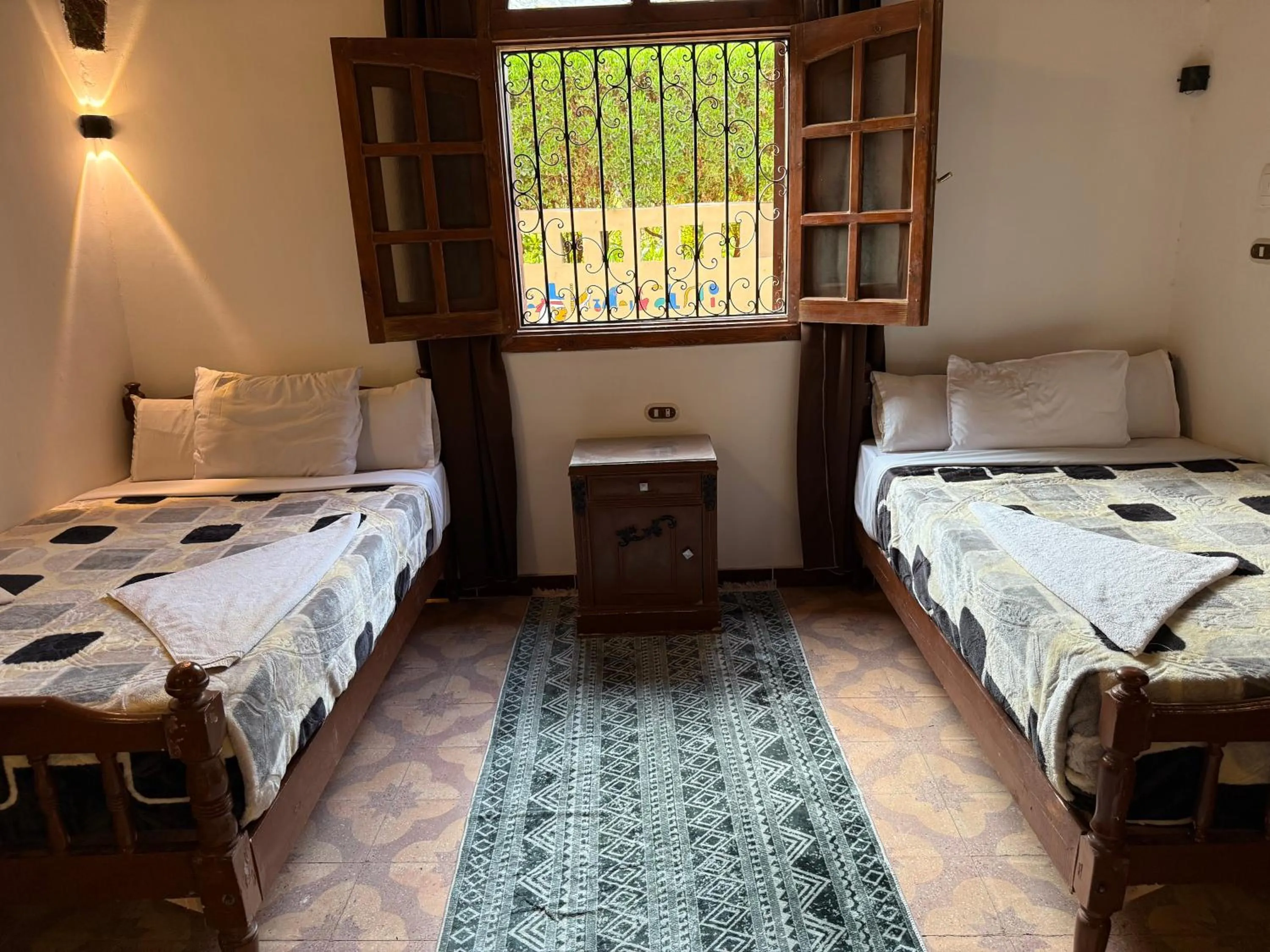 Bed in Luxor Villa Hatshepsut