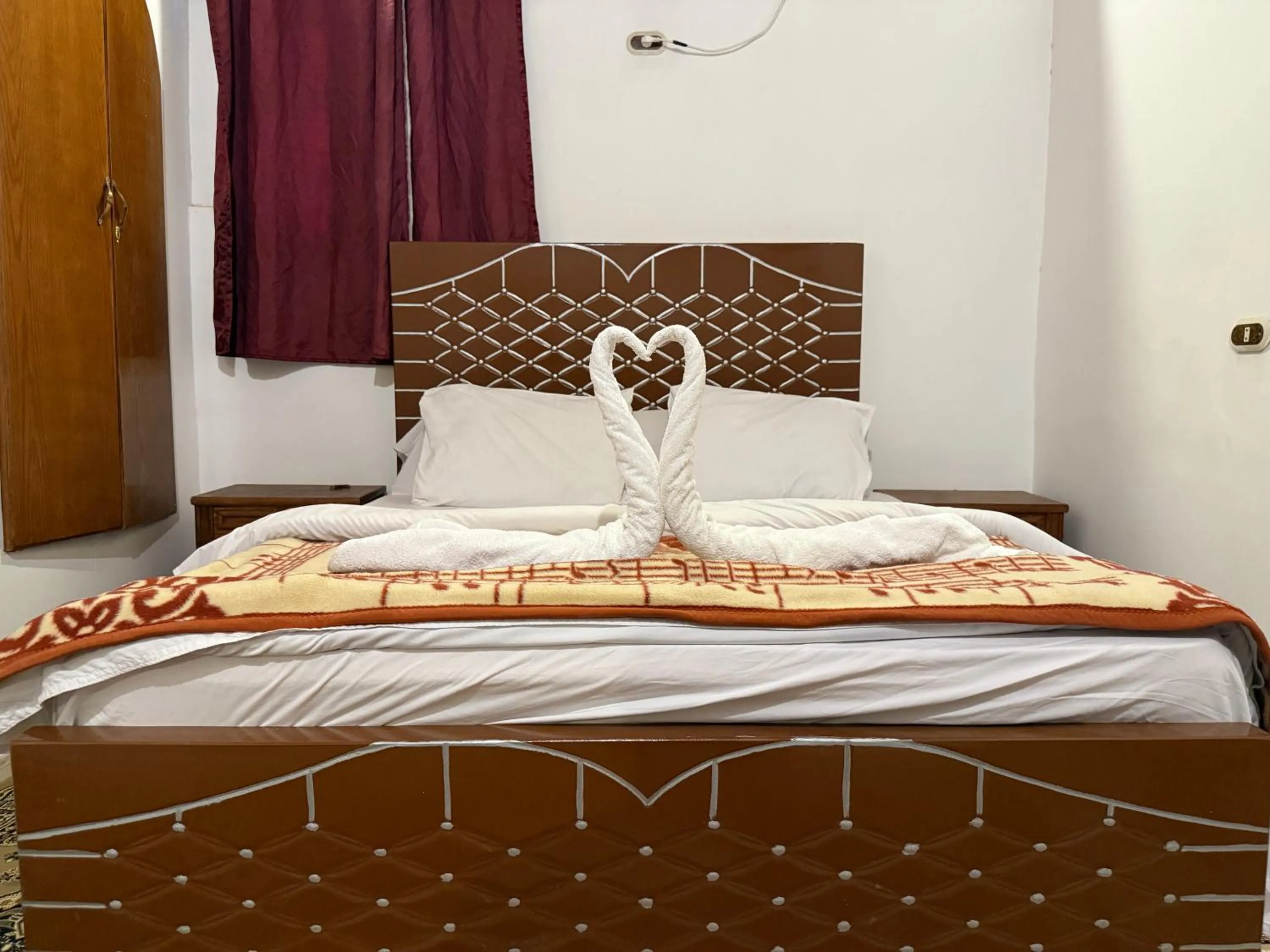 Bed in Luxor Villa Hatshepsut