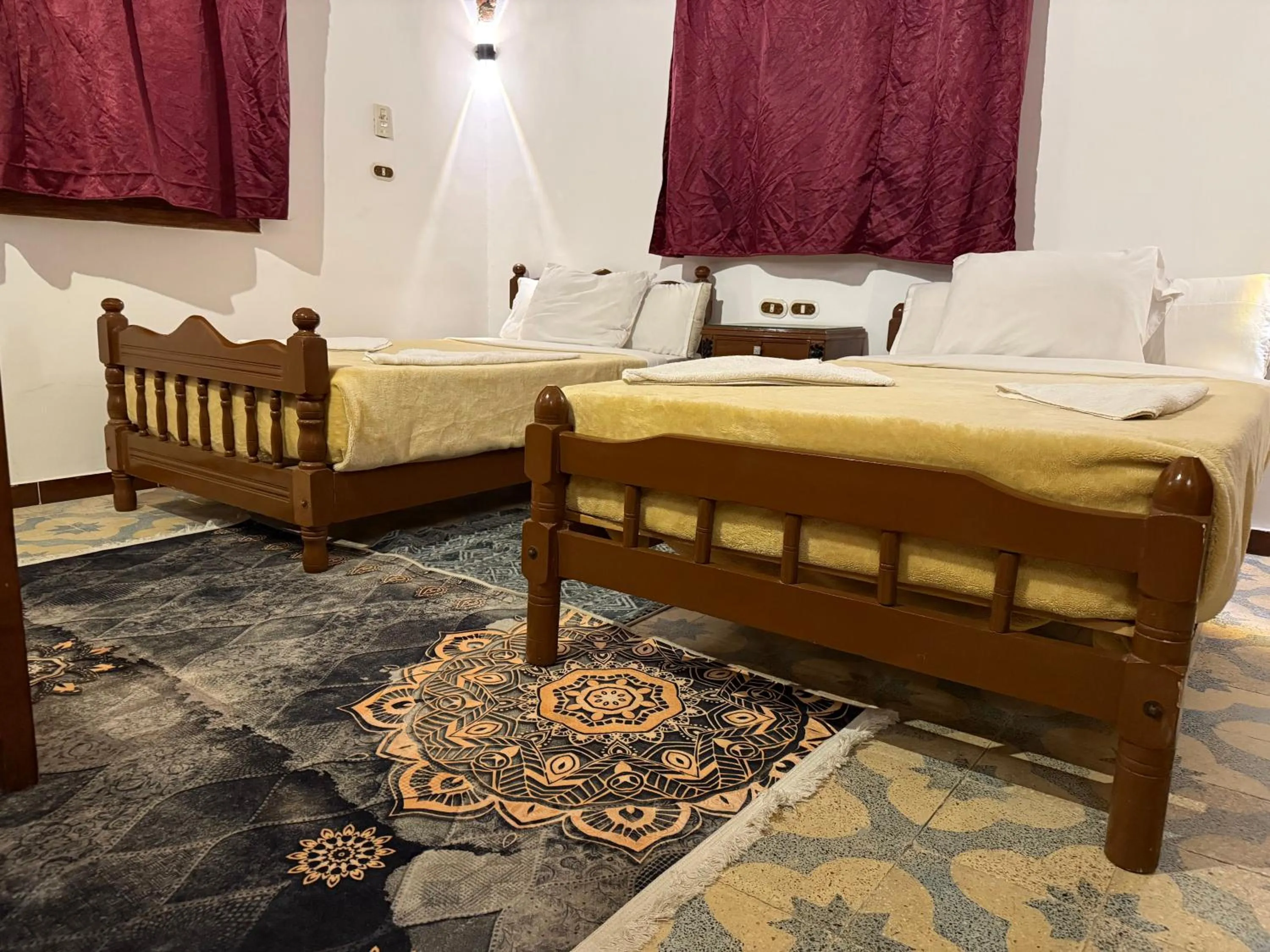 Bed in Luxor Villa Hatshepsut