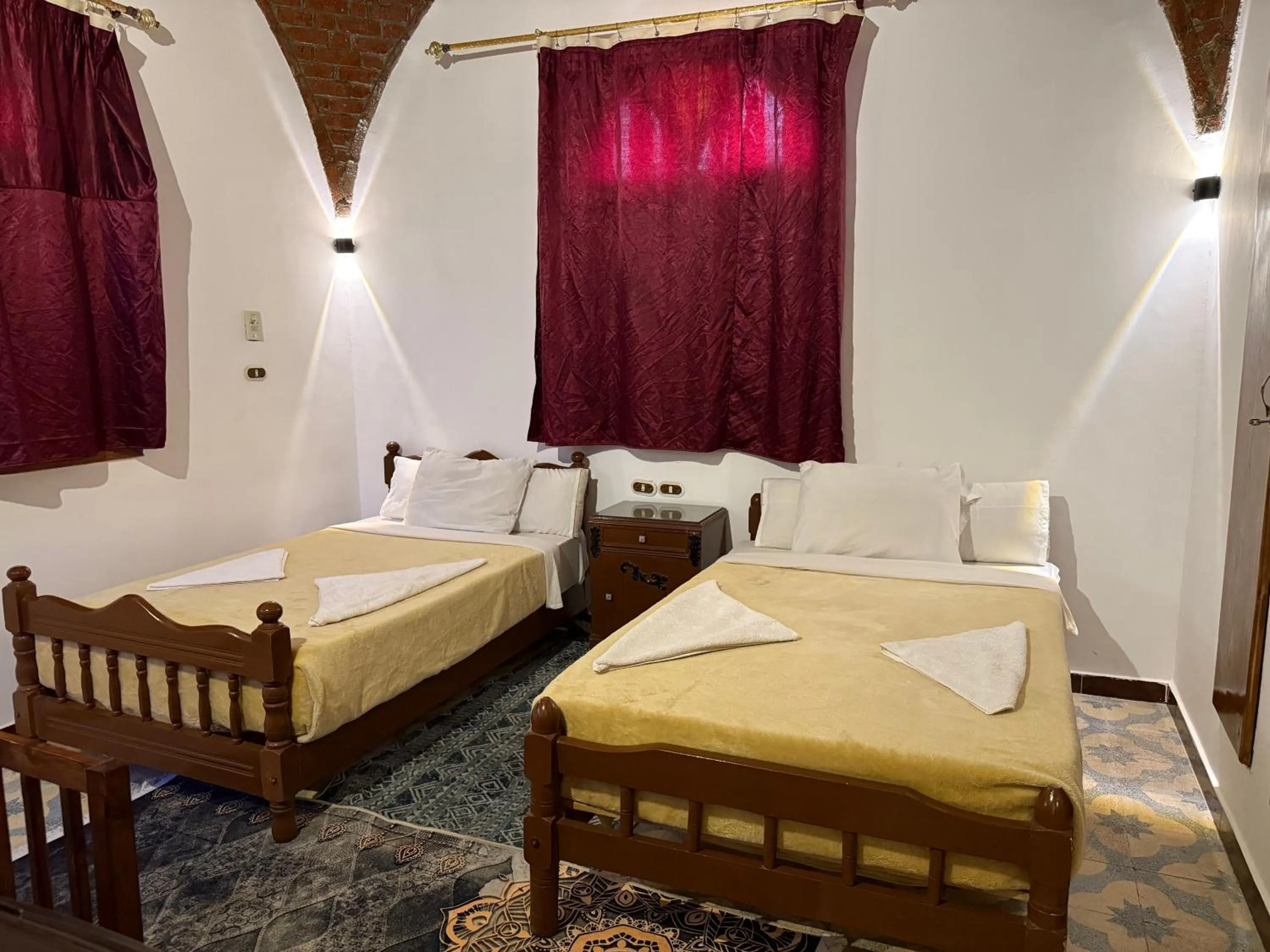 Bed in Luxor Villa Hatshepsut