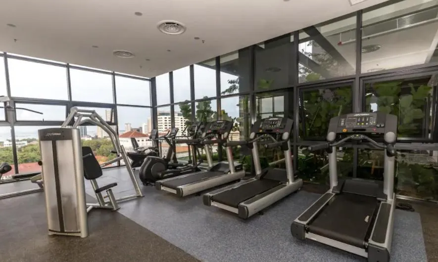 Fitness centre/facilities in Tropicana 218 Macalister Sea & City View by stayCATion Homestay