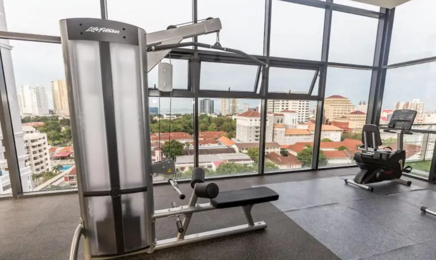 Fitness centre/facilities in Tropicana 218 Macalister Sea & City View by stayCATion Homestay