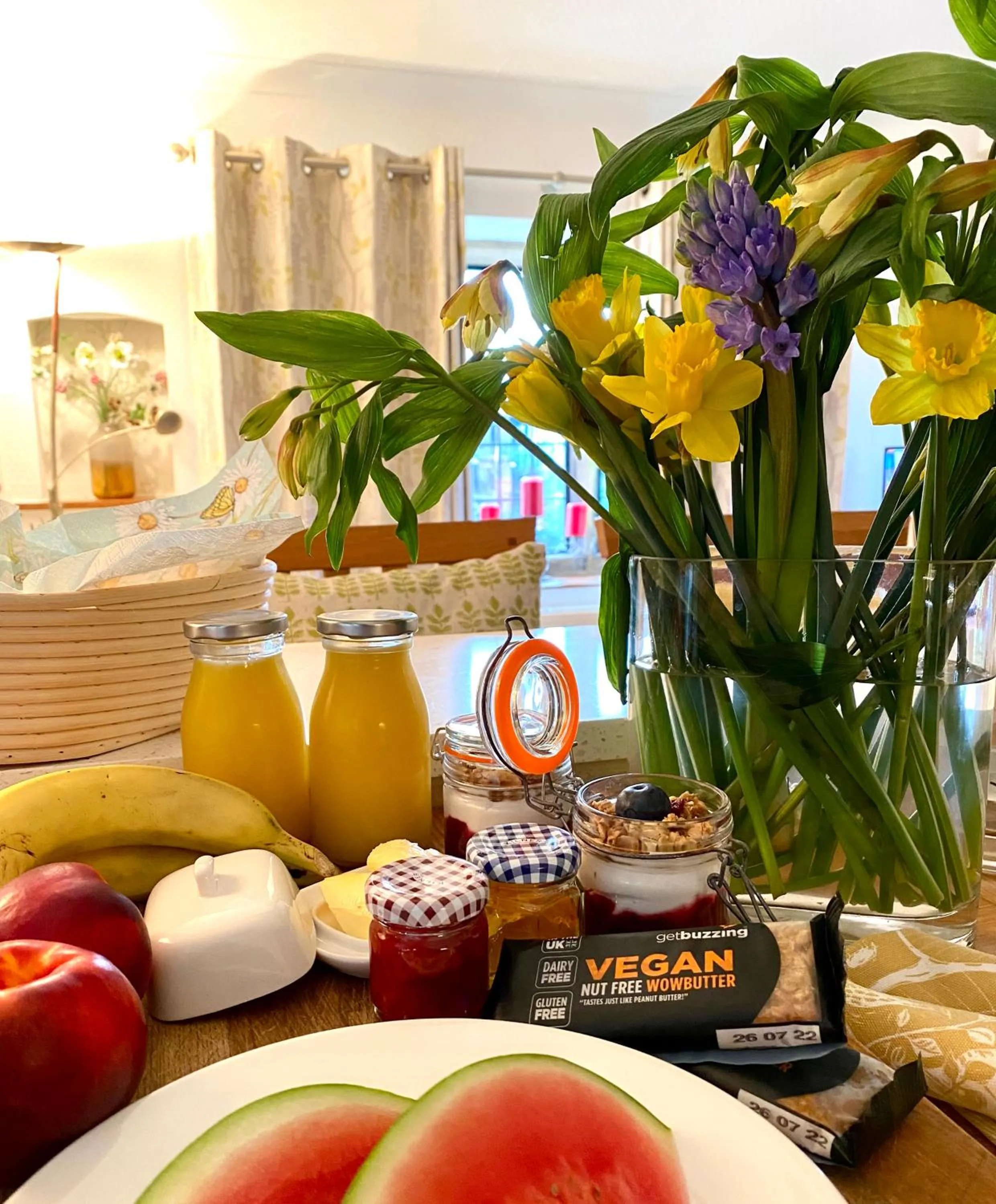 Food in The Loft in the Malt Barn Chipping Campden