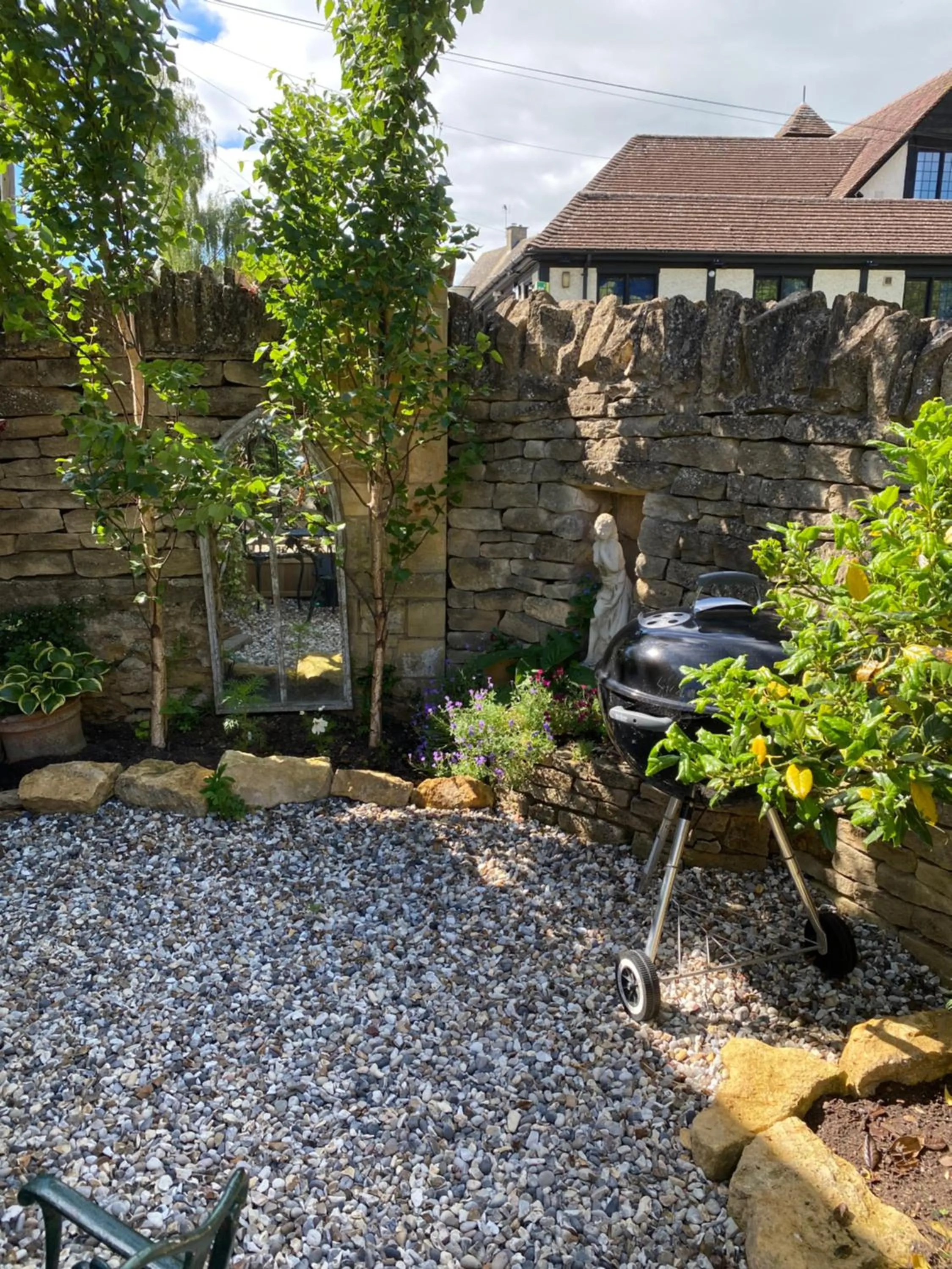 Patio in The Loft in the Malt Barn Chipping Campden