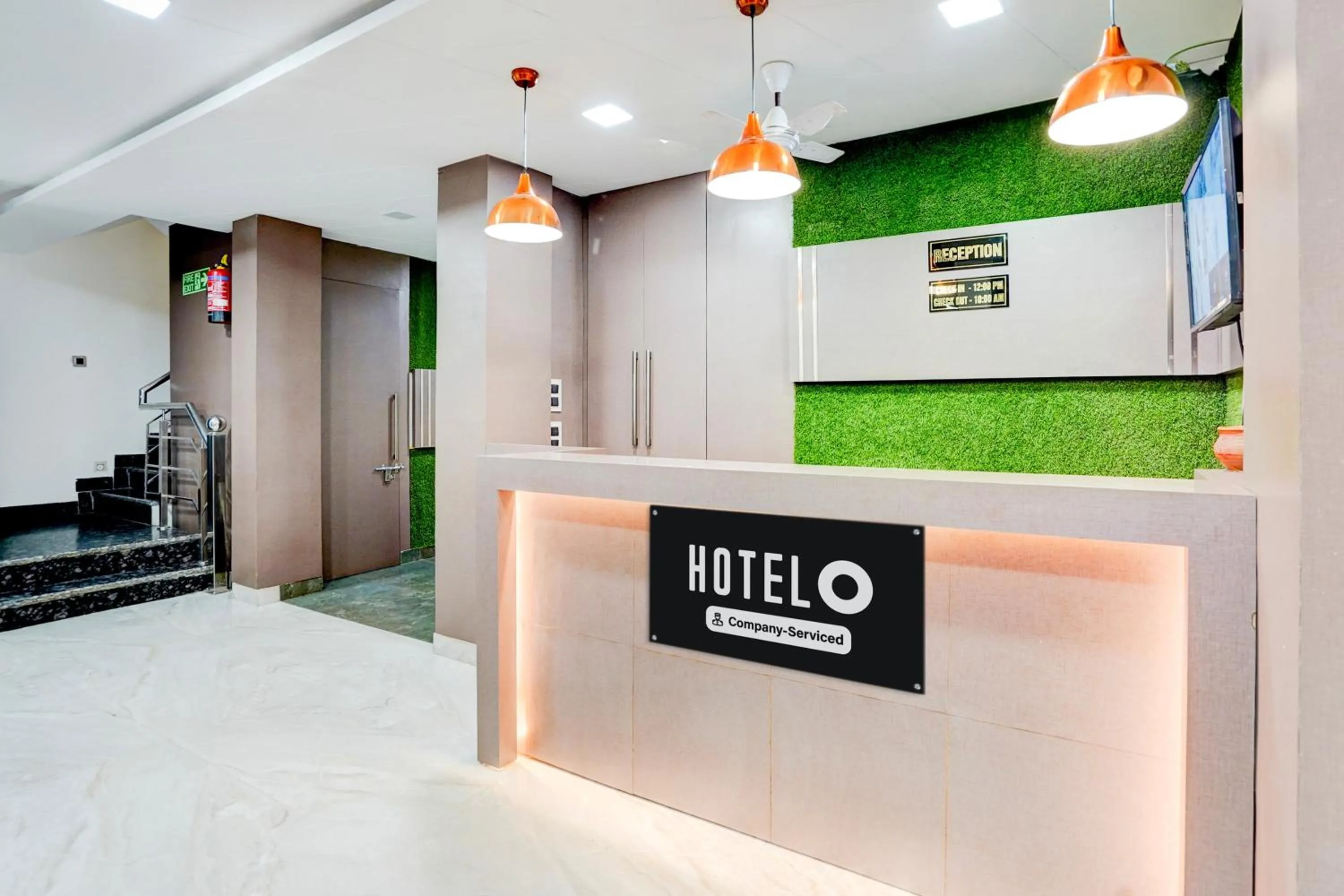 Lobby or reception in Hotel O Haridwar Near Shanti Kunj