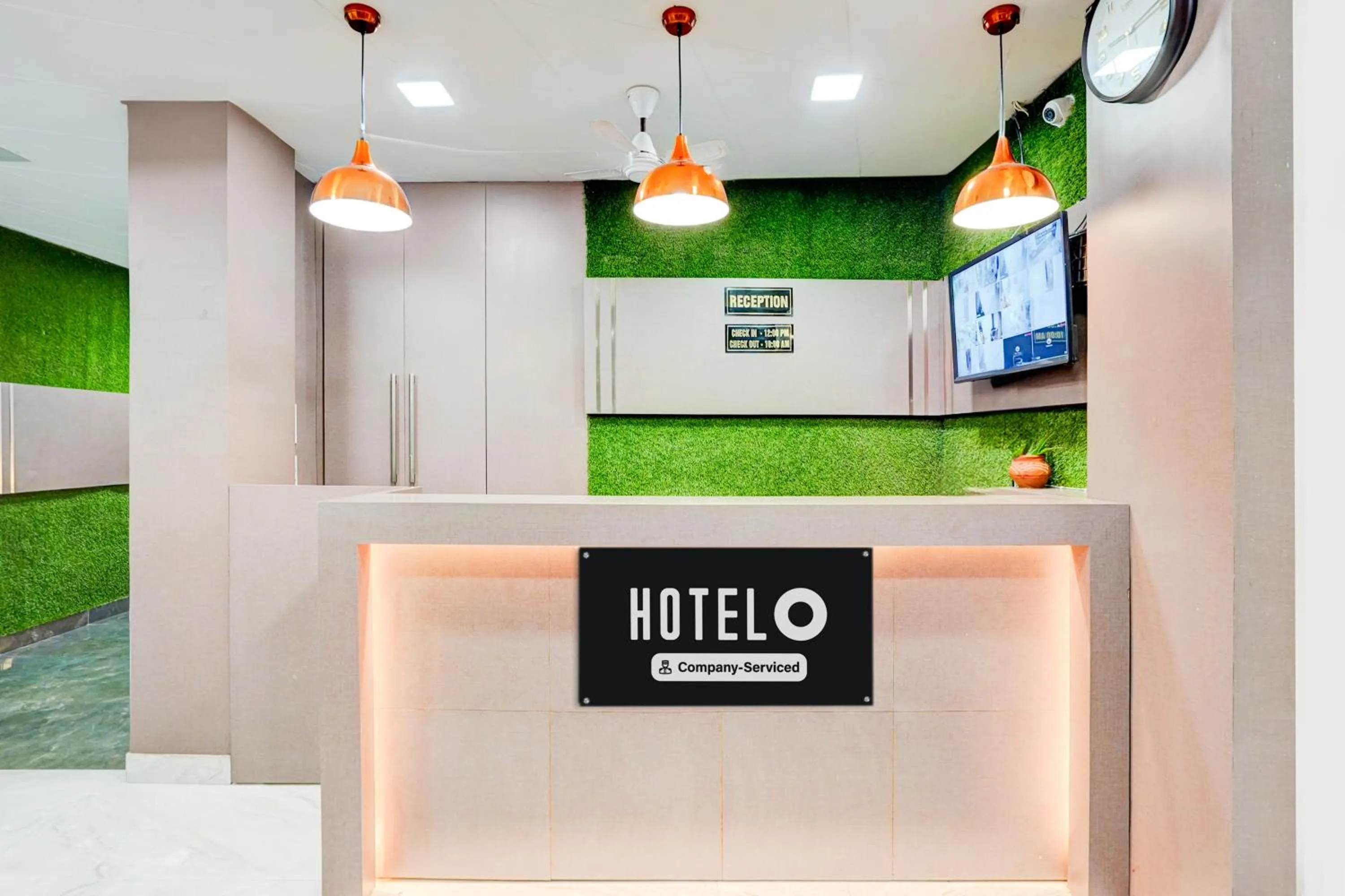Lobby or reception in Hotel O Haridwar Near Shanti Kunj