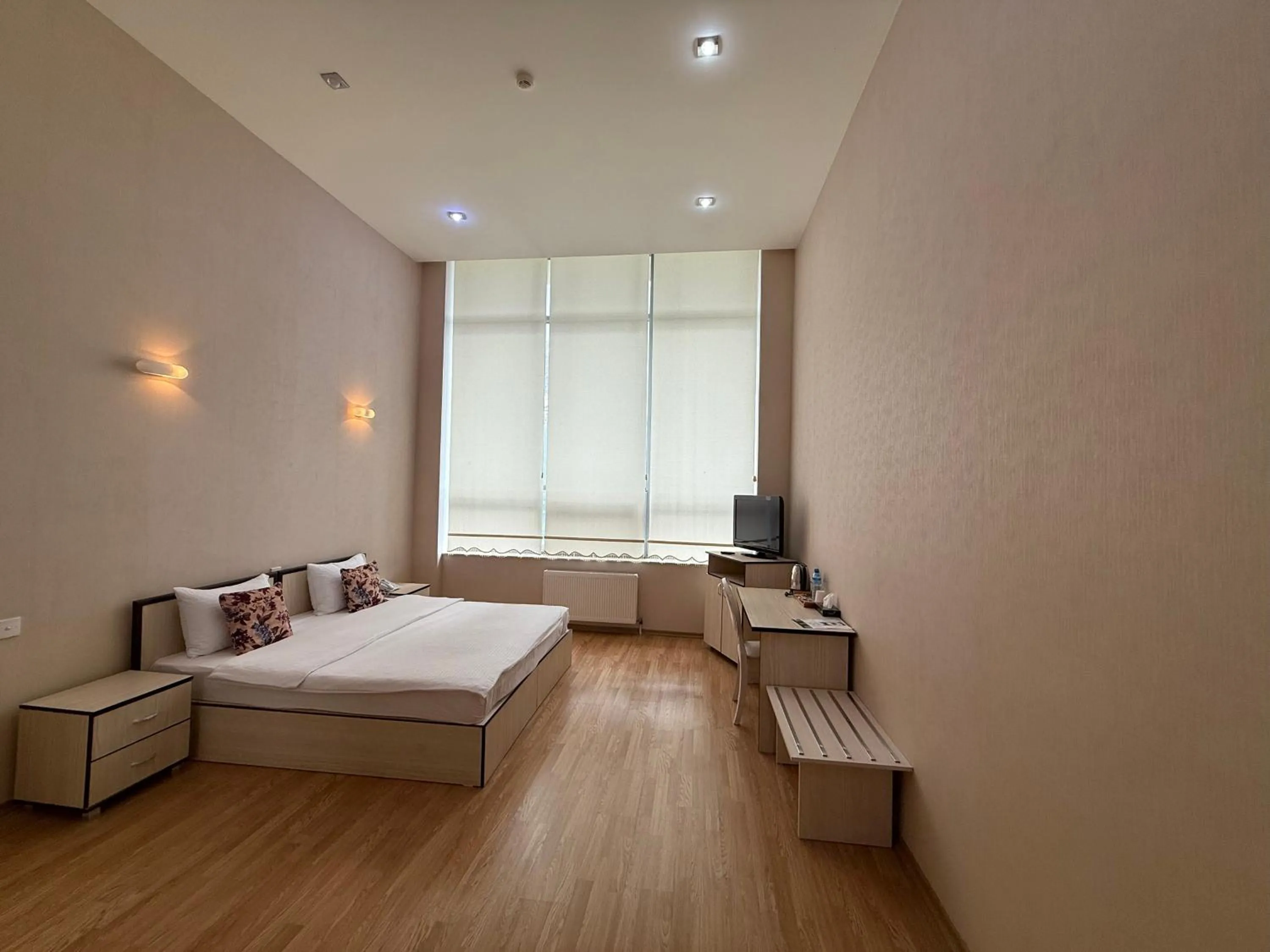 Bed in Chukhur Gabala Museum Hotel