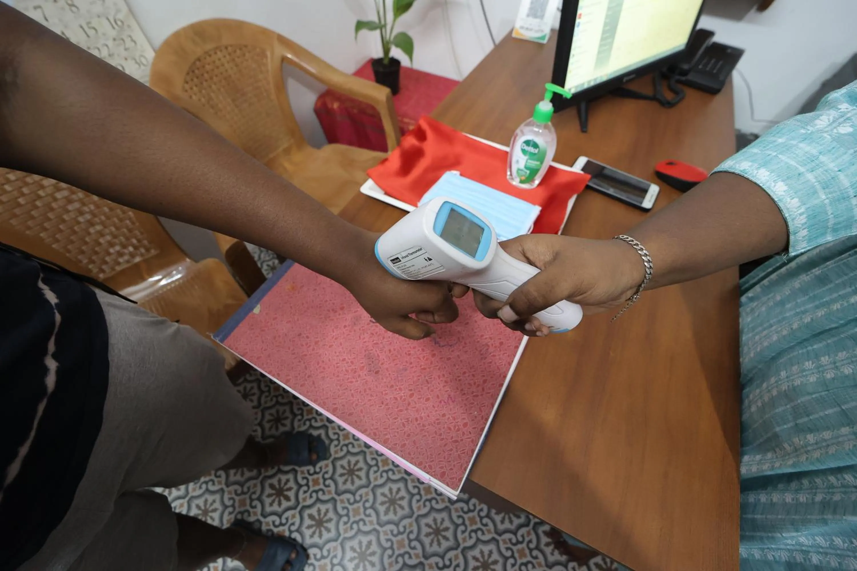 People in French Breeze Residency