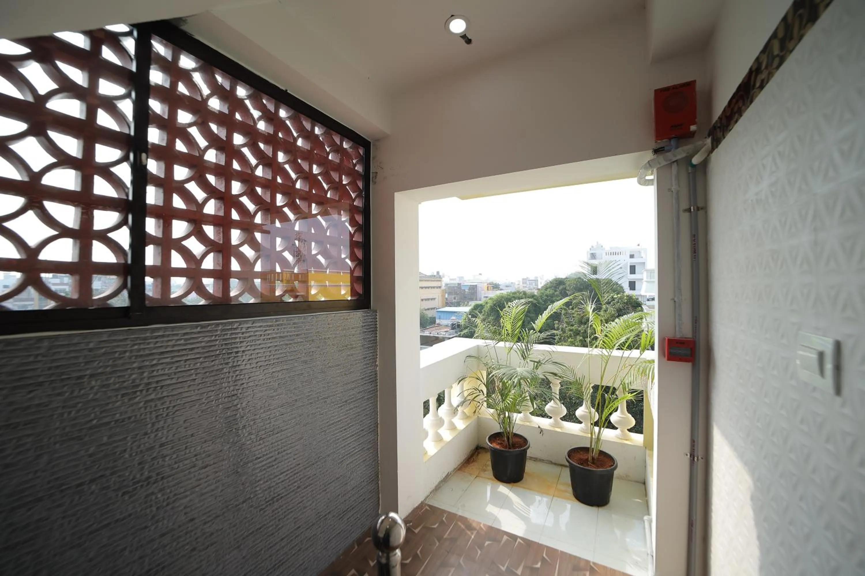 Balcony/Terrace in French Breeze Residency