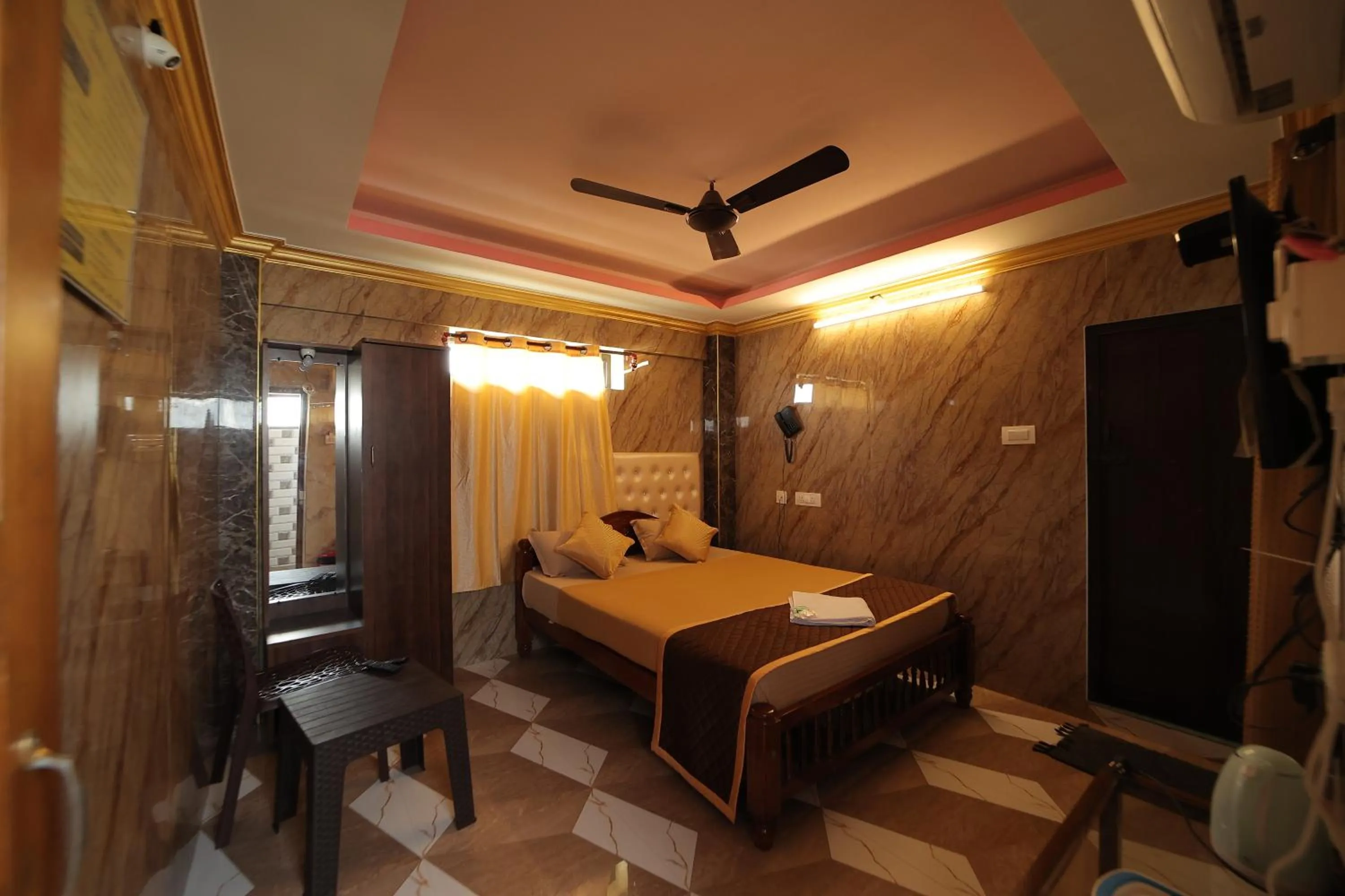 View (from property/room), Bed in French Breeze Residency