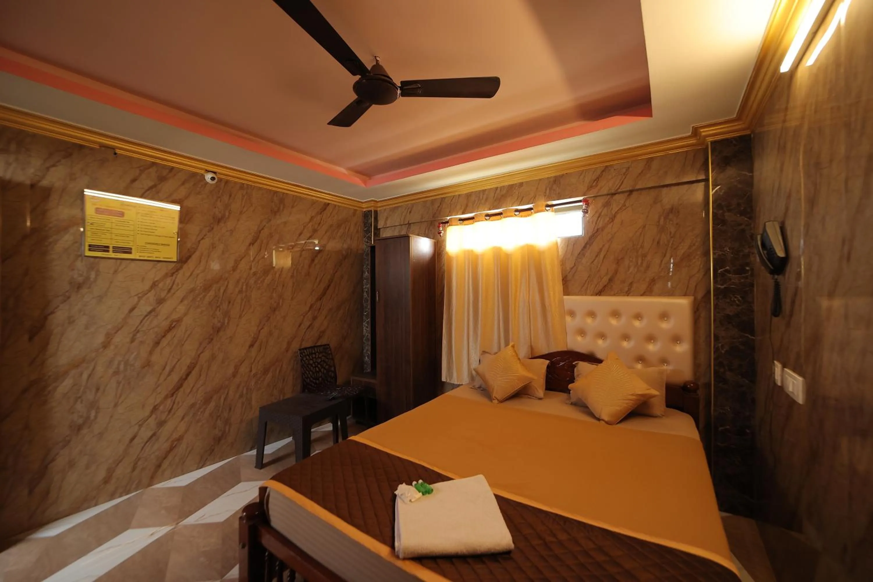 View (from property/room), Bed in French Breeze Residency