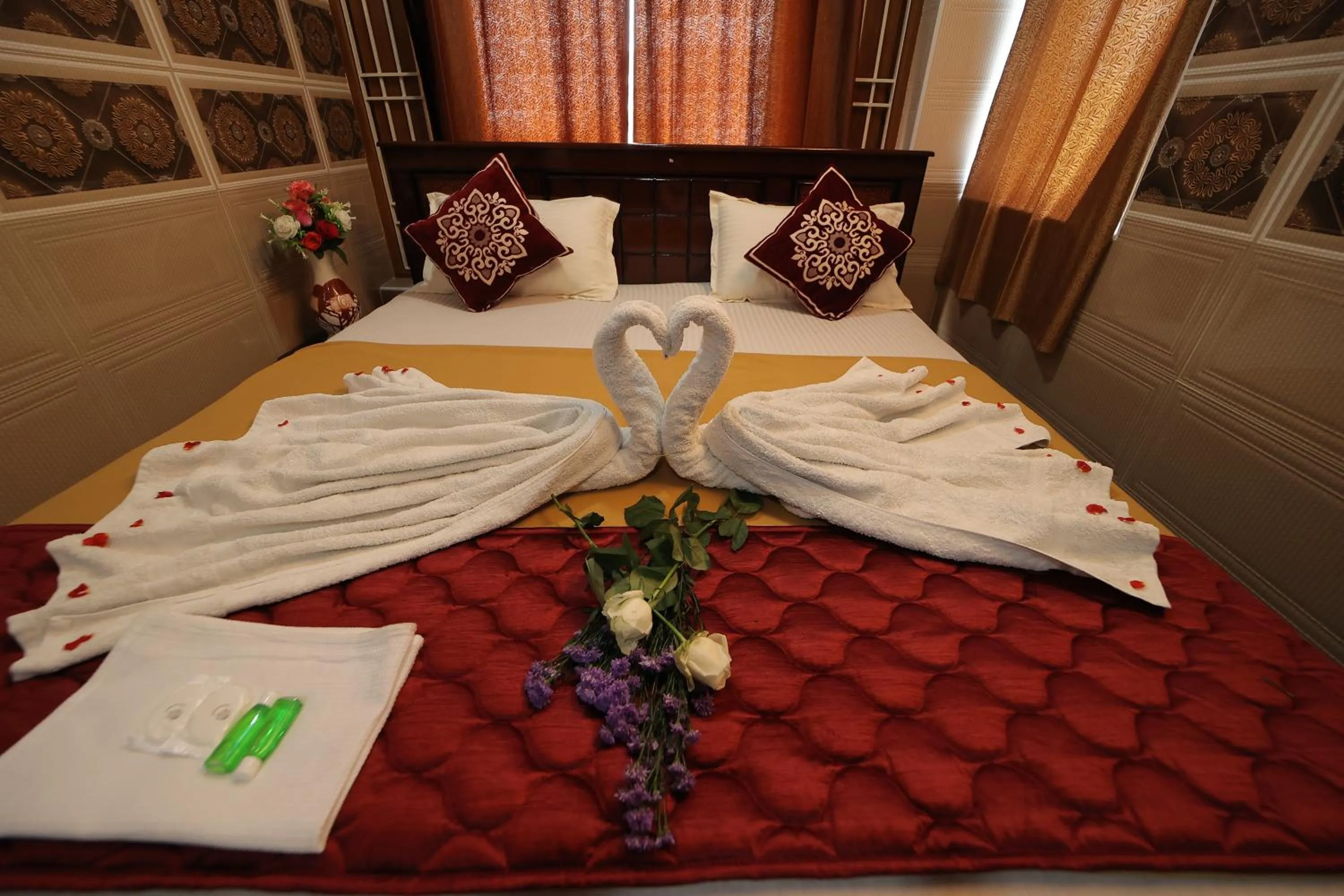 Bedroom, Bed in French Breeze Residency