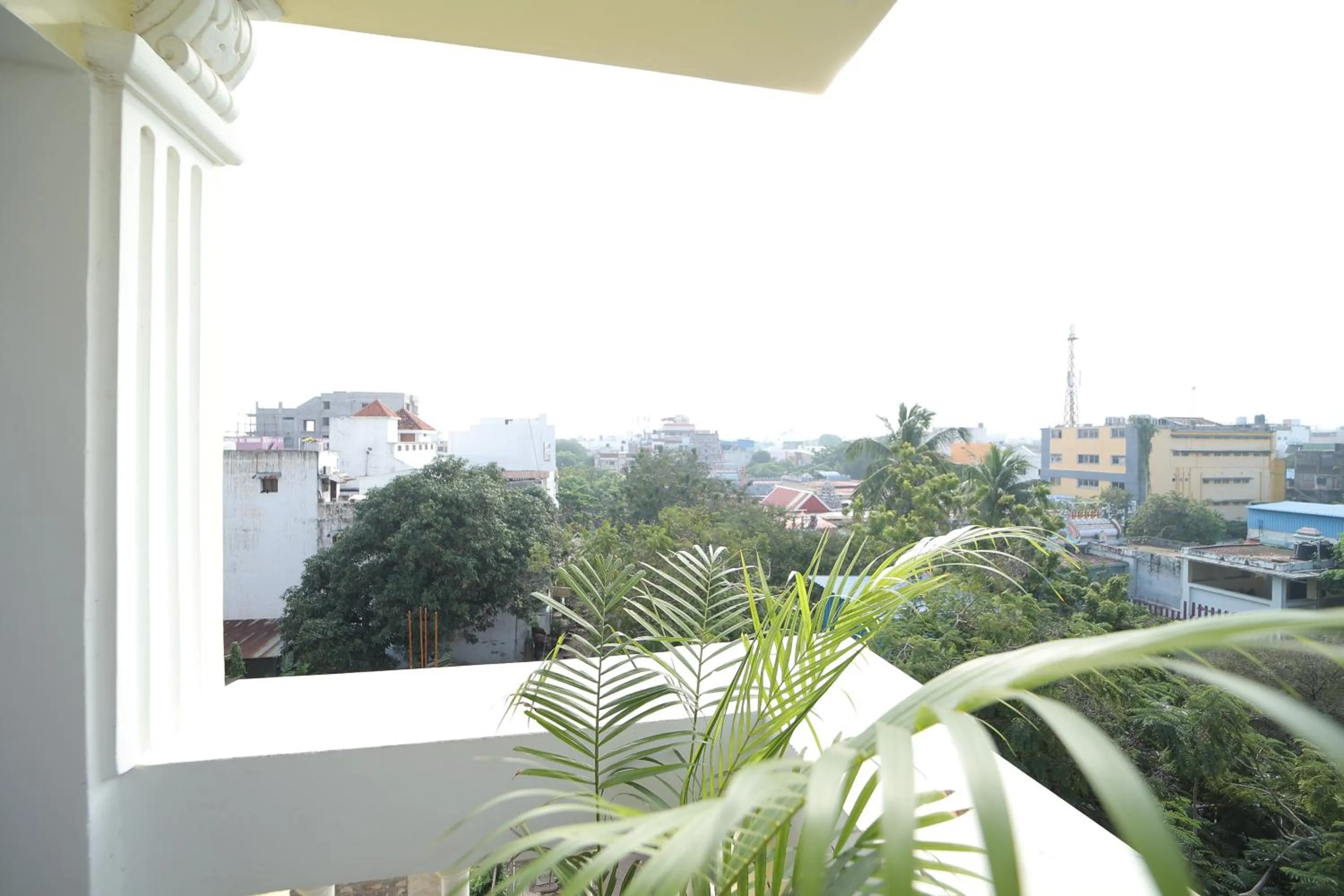 Balcony/Terrace in French Breeze Residency