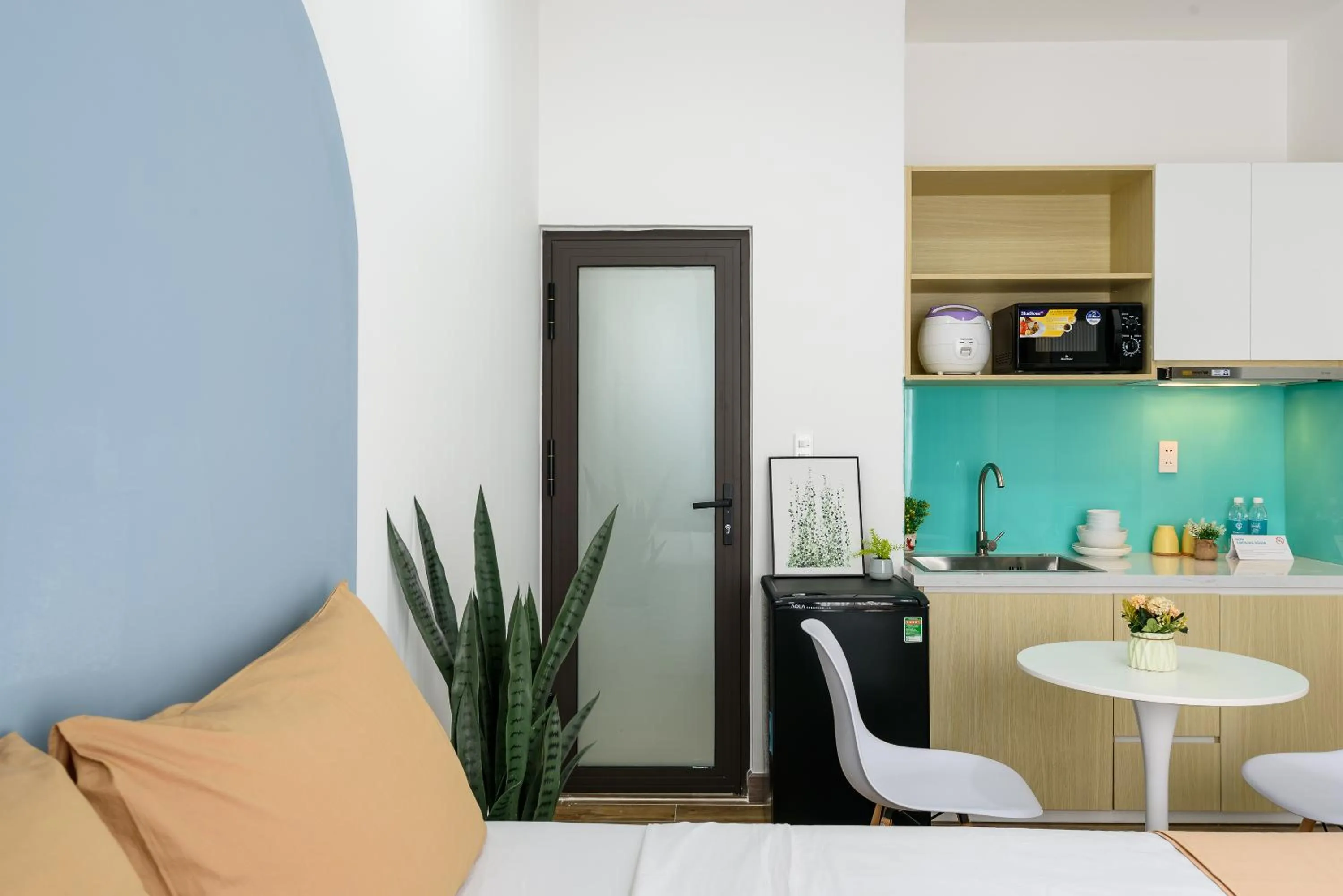 Communal kitchen in Cozrum Homes - Summer's House