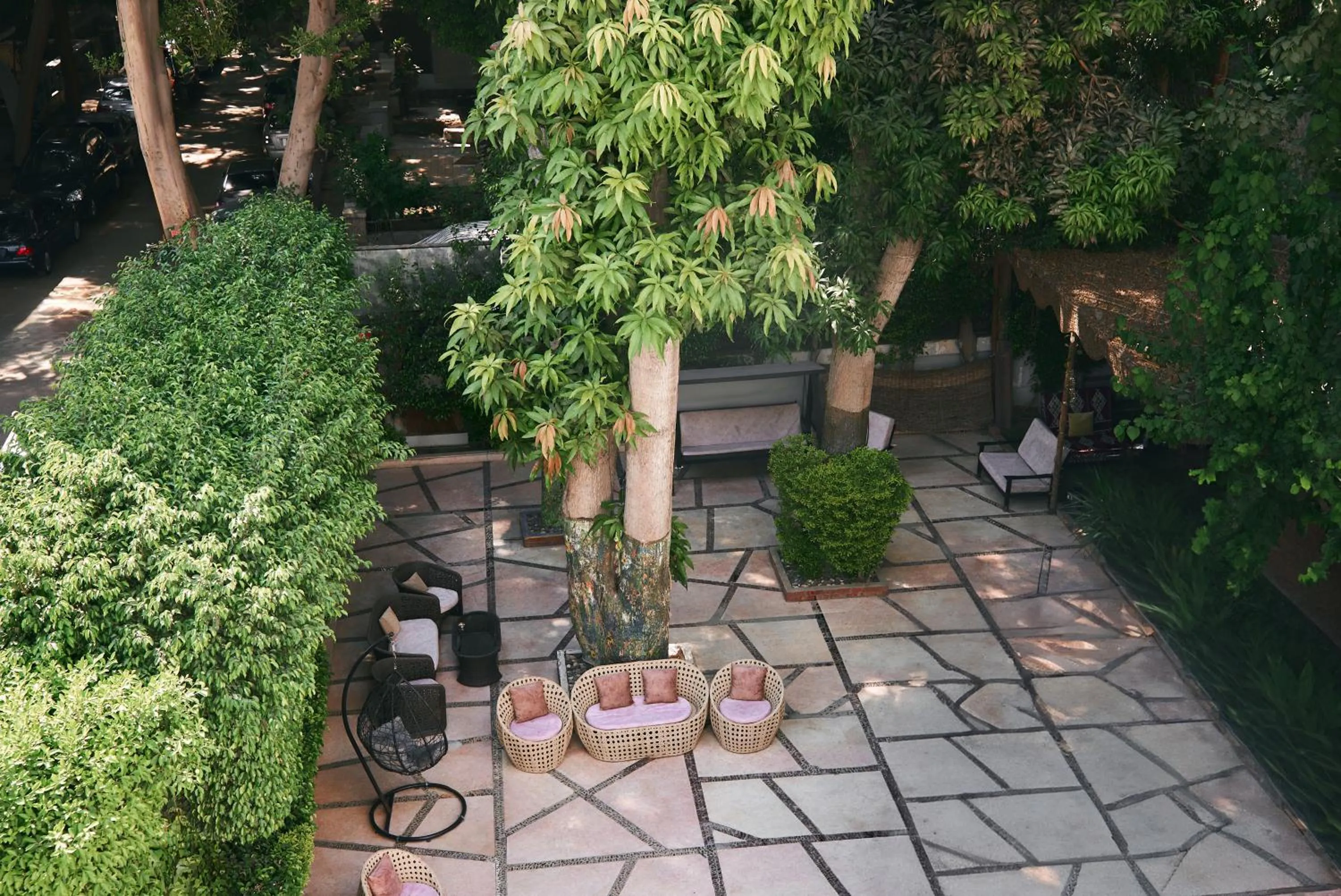 Garden in Nile Villa Hotel