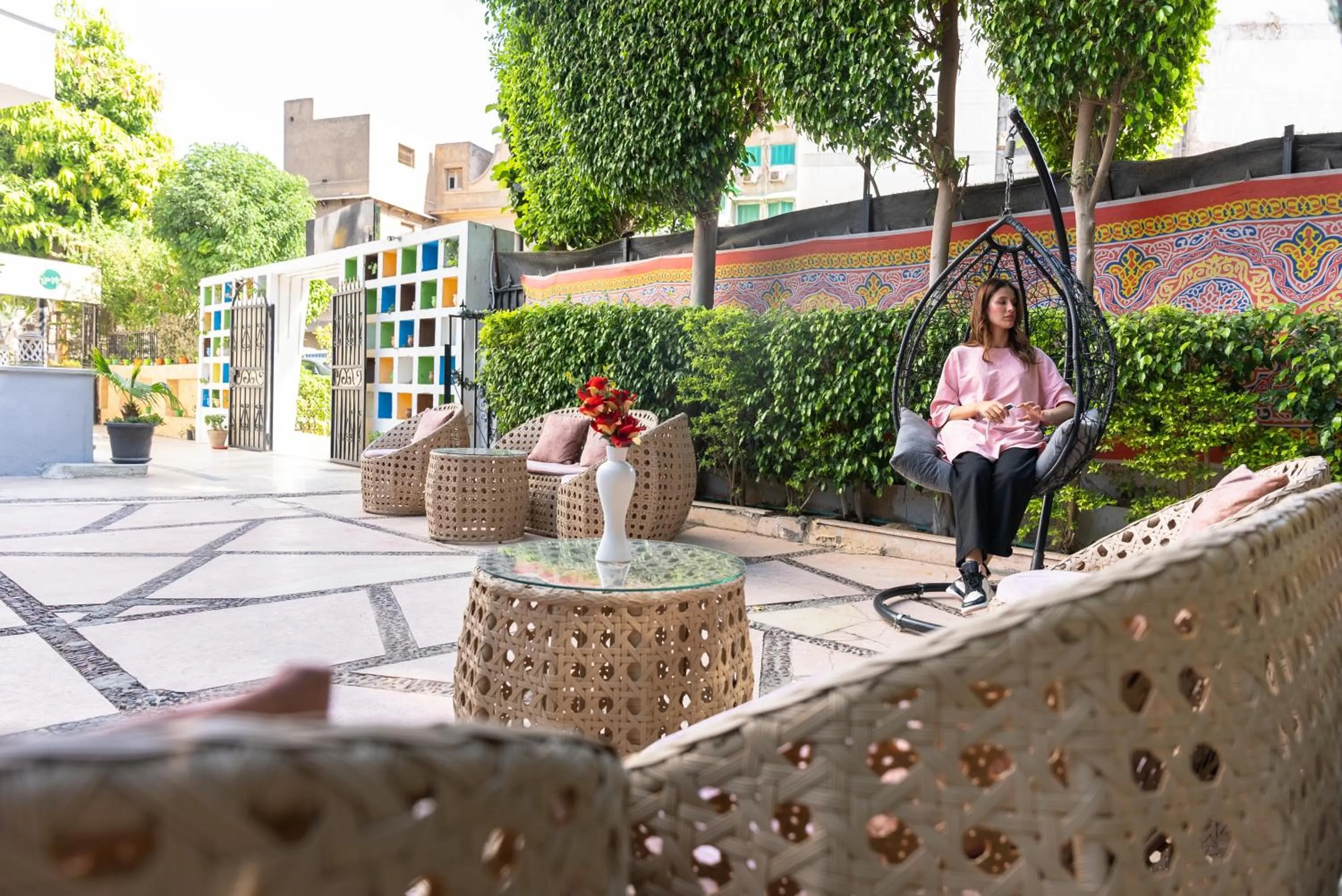 Garden in Nile Villa Hotel