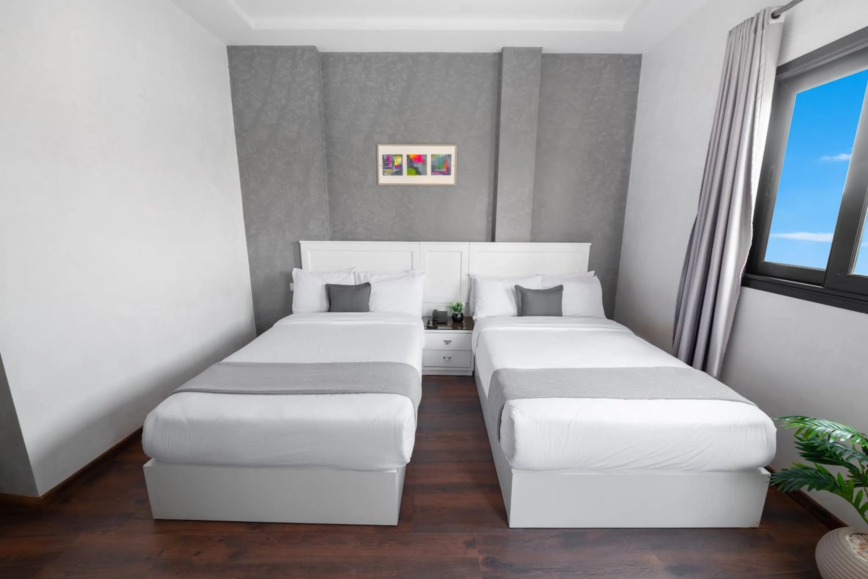 Bed in Nile Villa Hotel