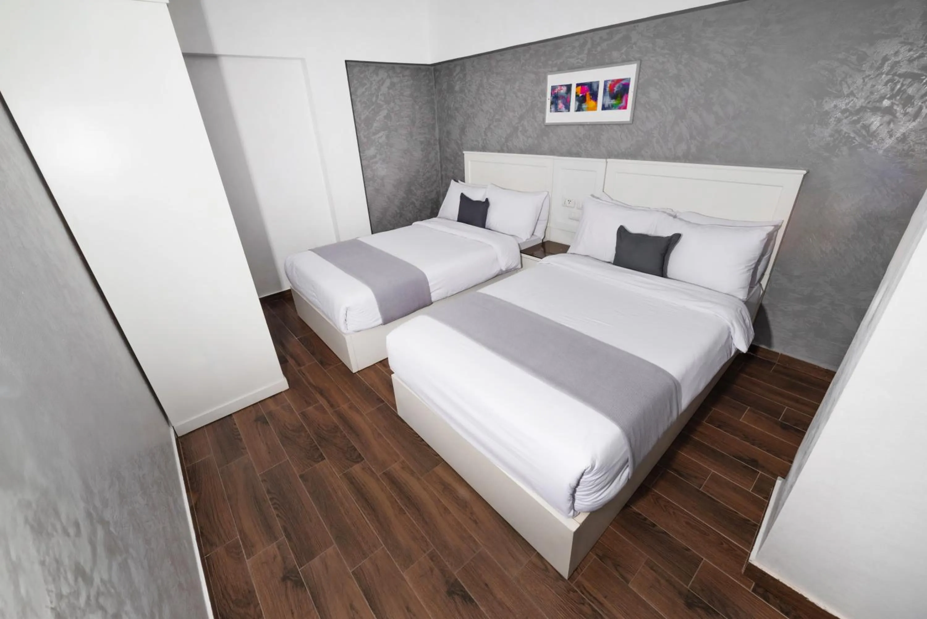 Bed in Nile Villa Hotel