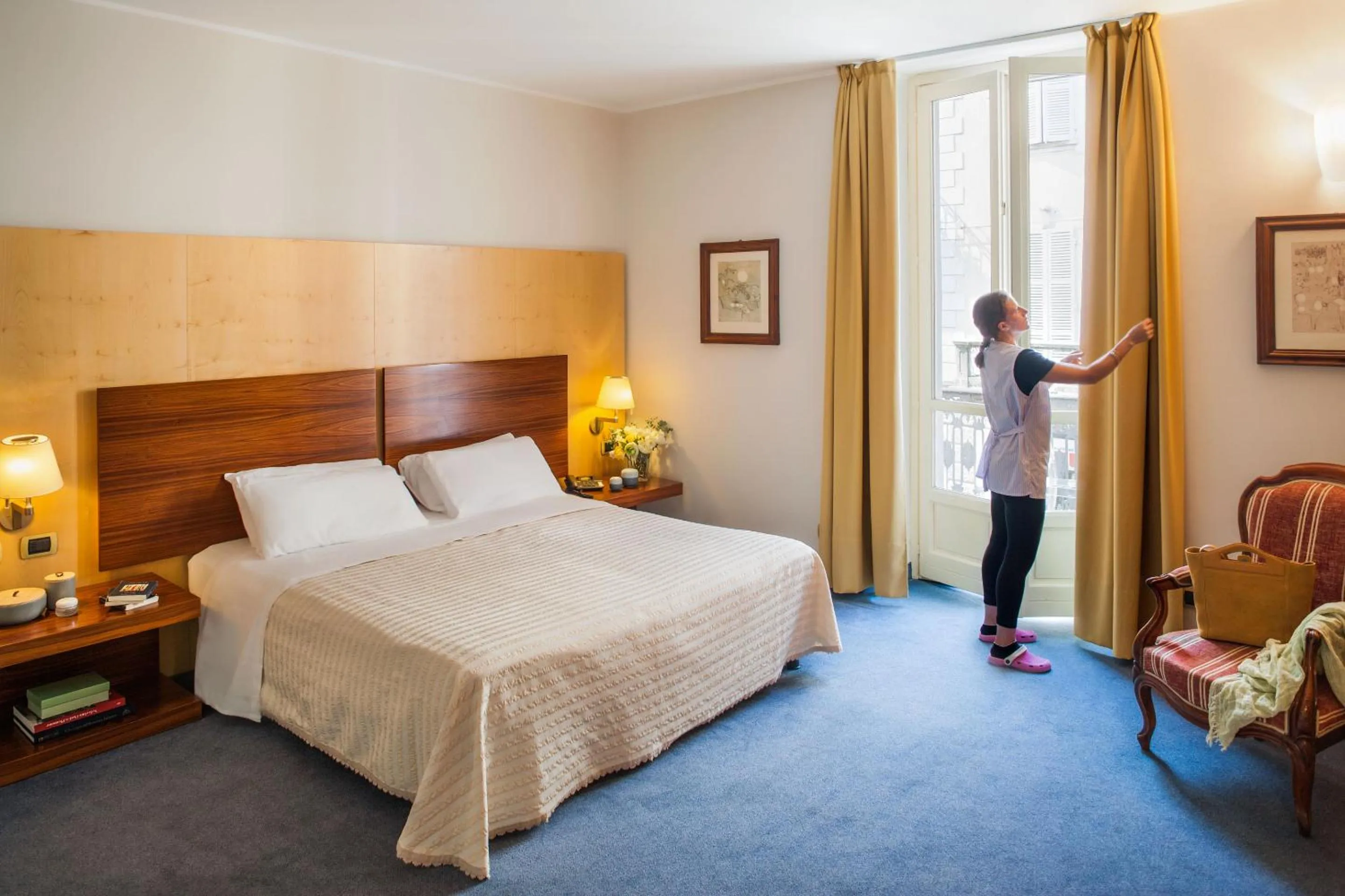 Bed in Phi Hotel Palio