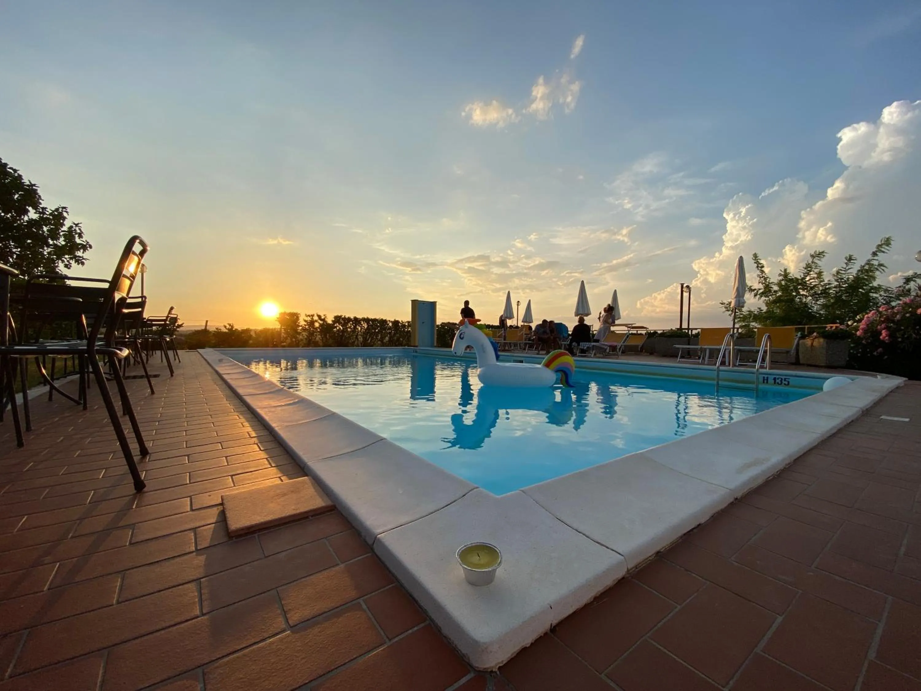 Swimming pool in Agriturismo Tenuta Badia