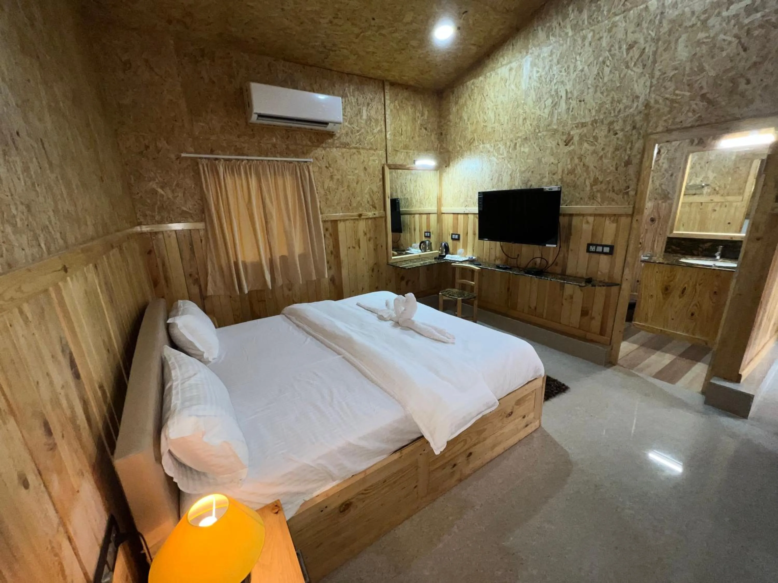 Bed in santanas wooden cottages