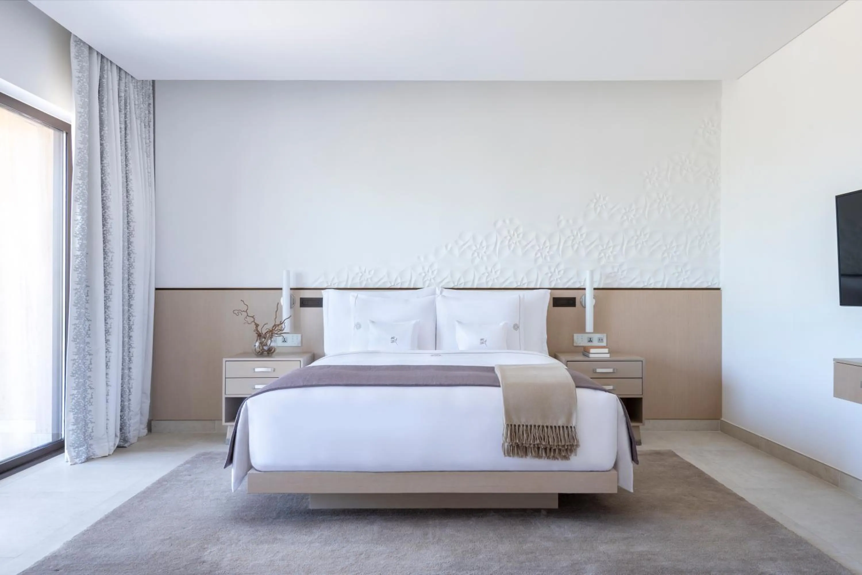 Bedroom, Bed in Zulal Wellness Resort by Chiva-Som