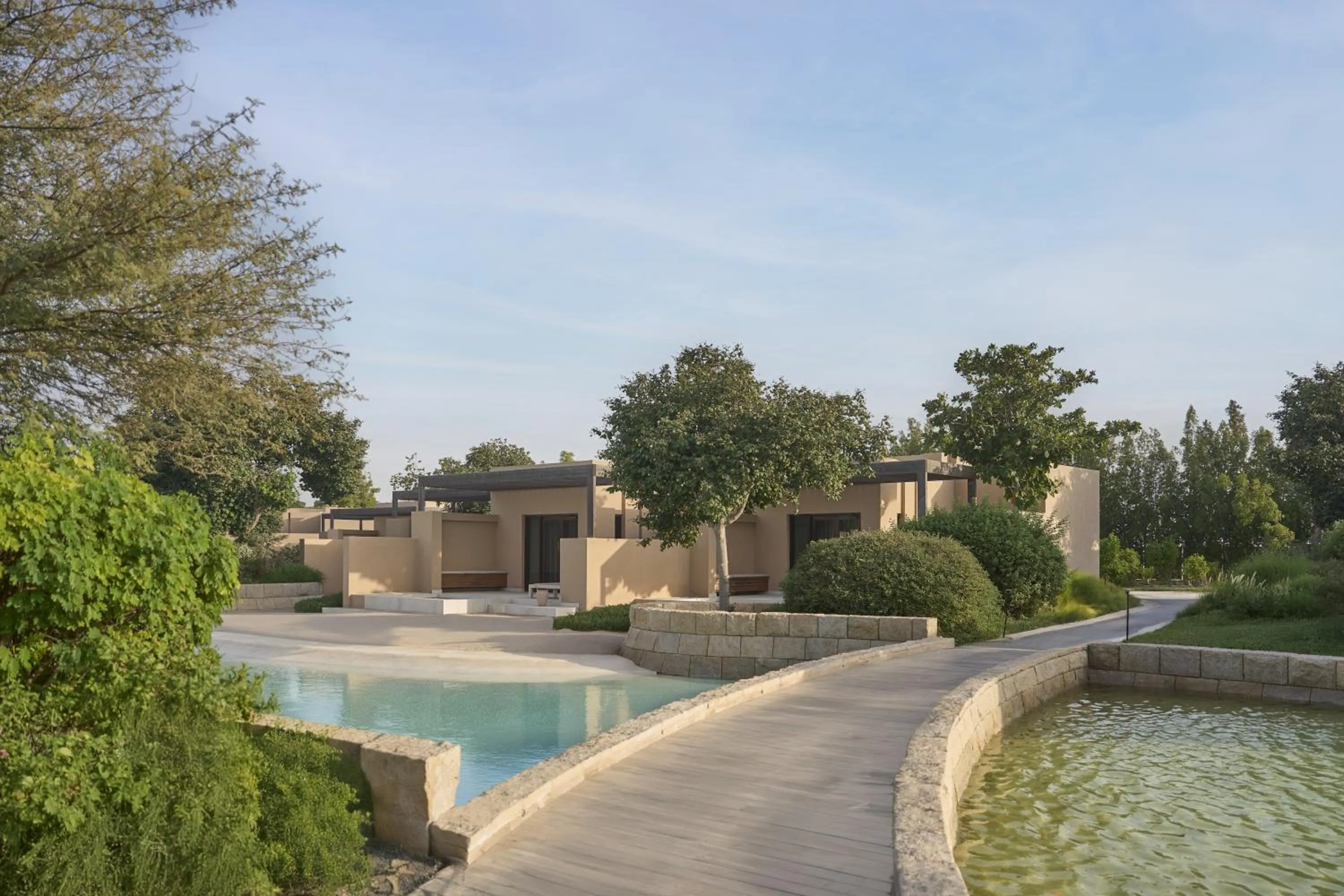 Property building in Zulal Wellness Resort by Chiva-Som