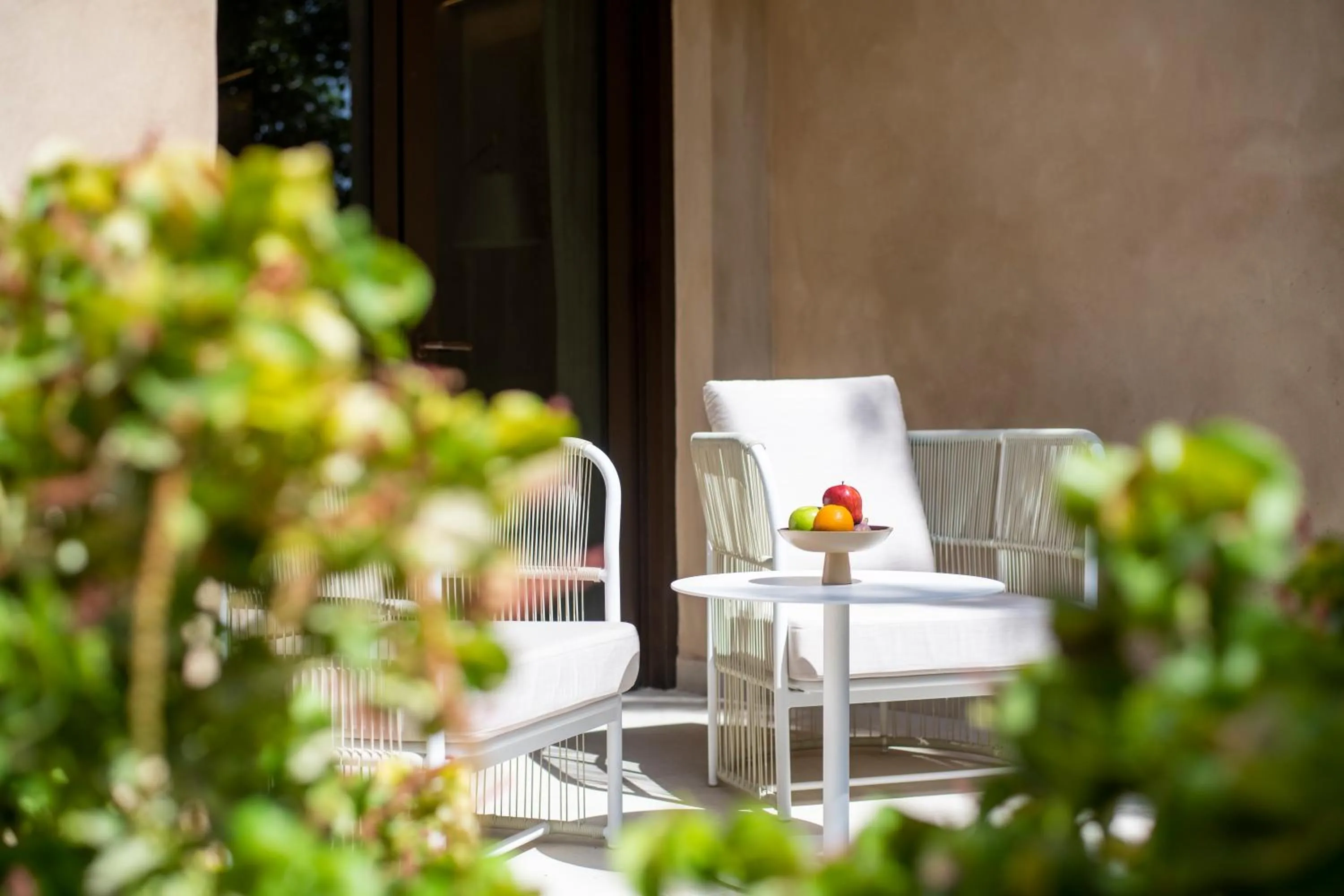 Patio in Zulal Wellness Resort by Chiva-Som