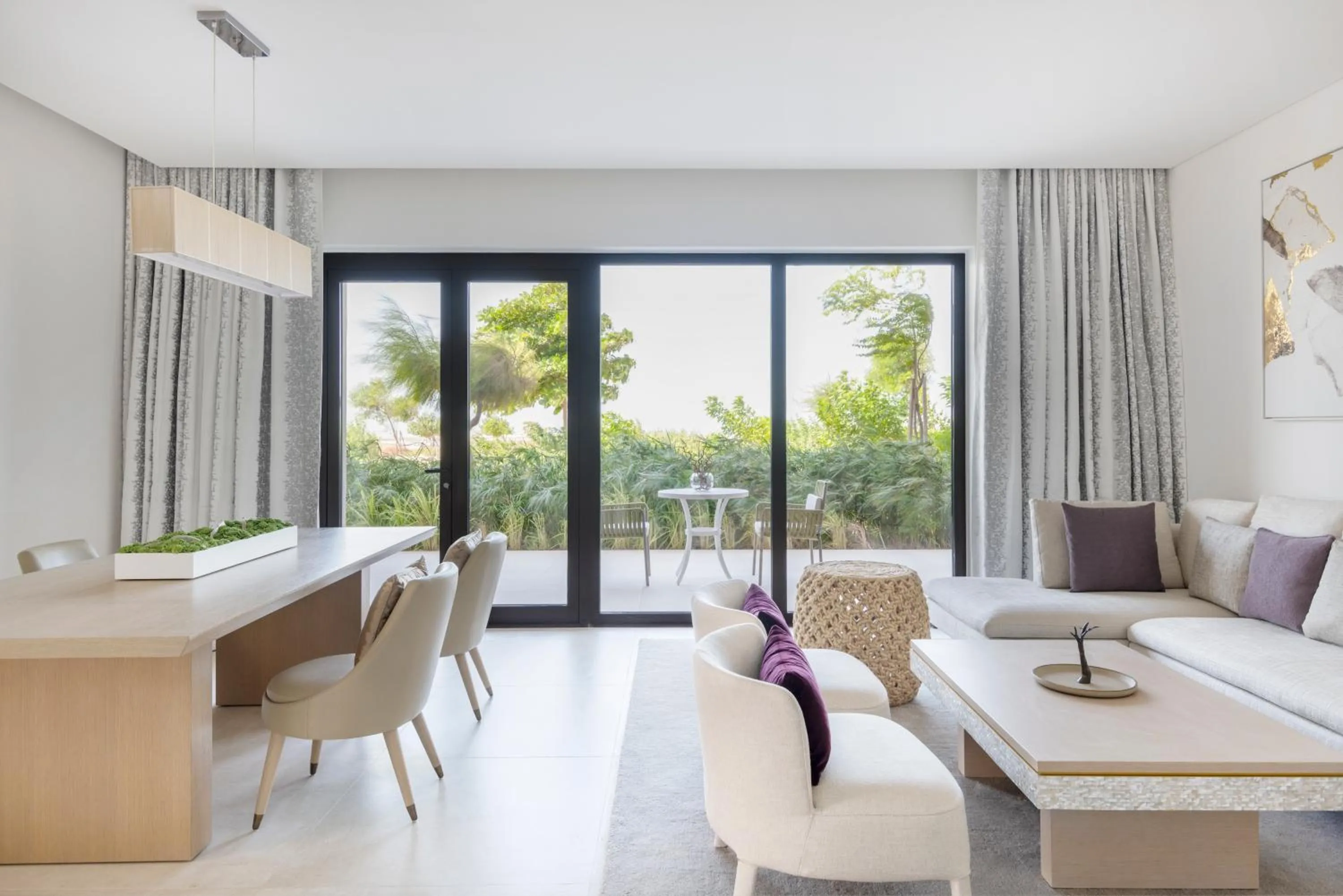 Living room in Zulal Wellness Resort by Chiva-Som