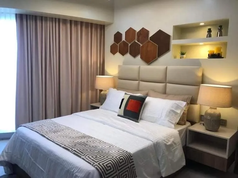 Bed in AEON TOWERS STUDIO SUITE (by:skyspottravelcentra)