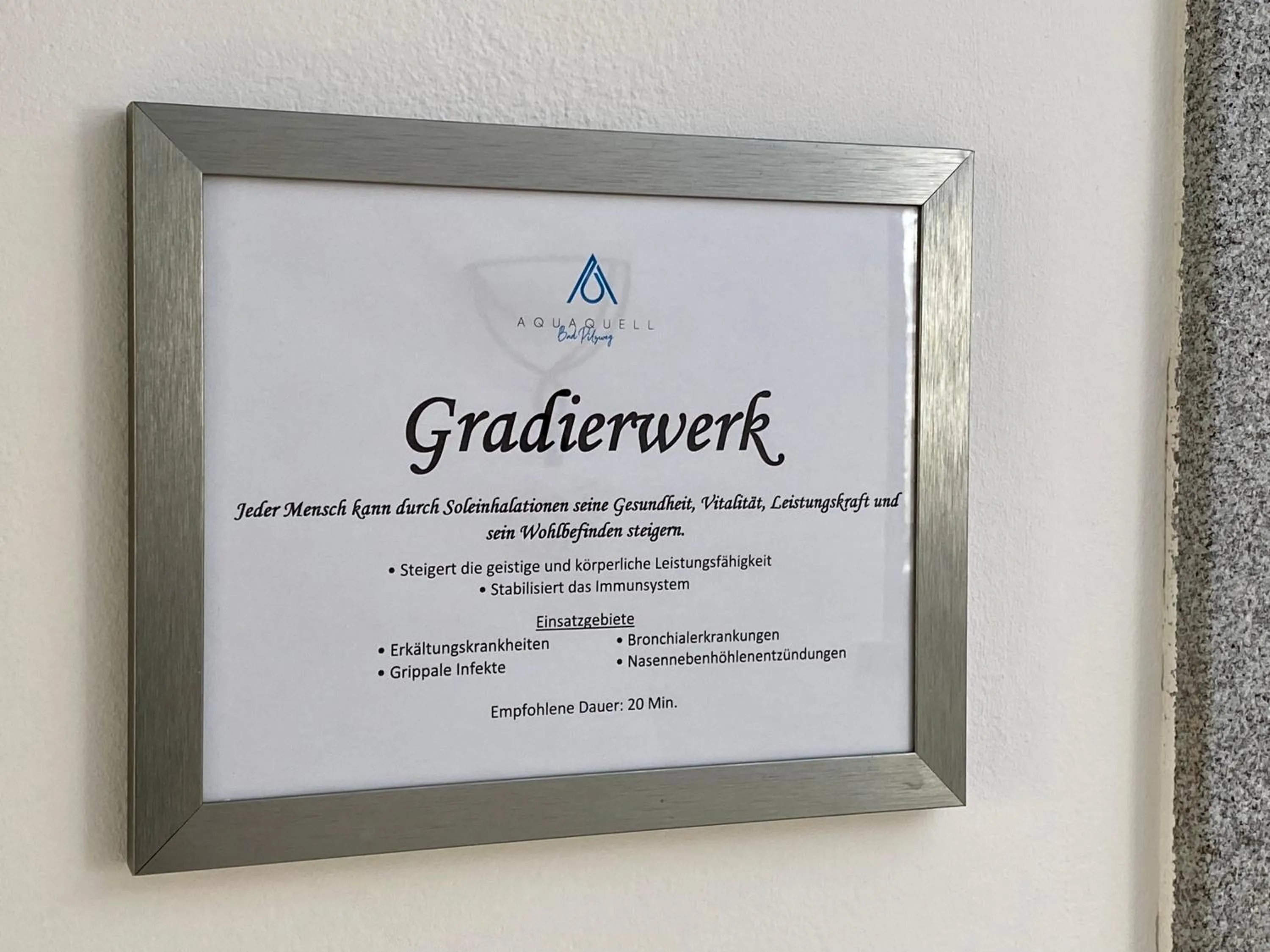 Spa and wellness centre/facilities in AquaQuell Bad Pilzweg