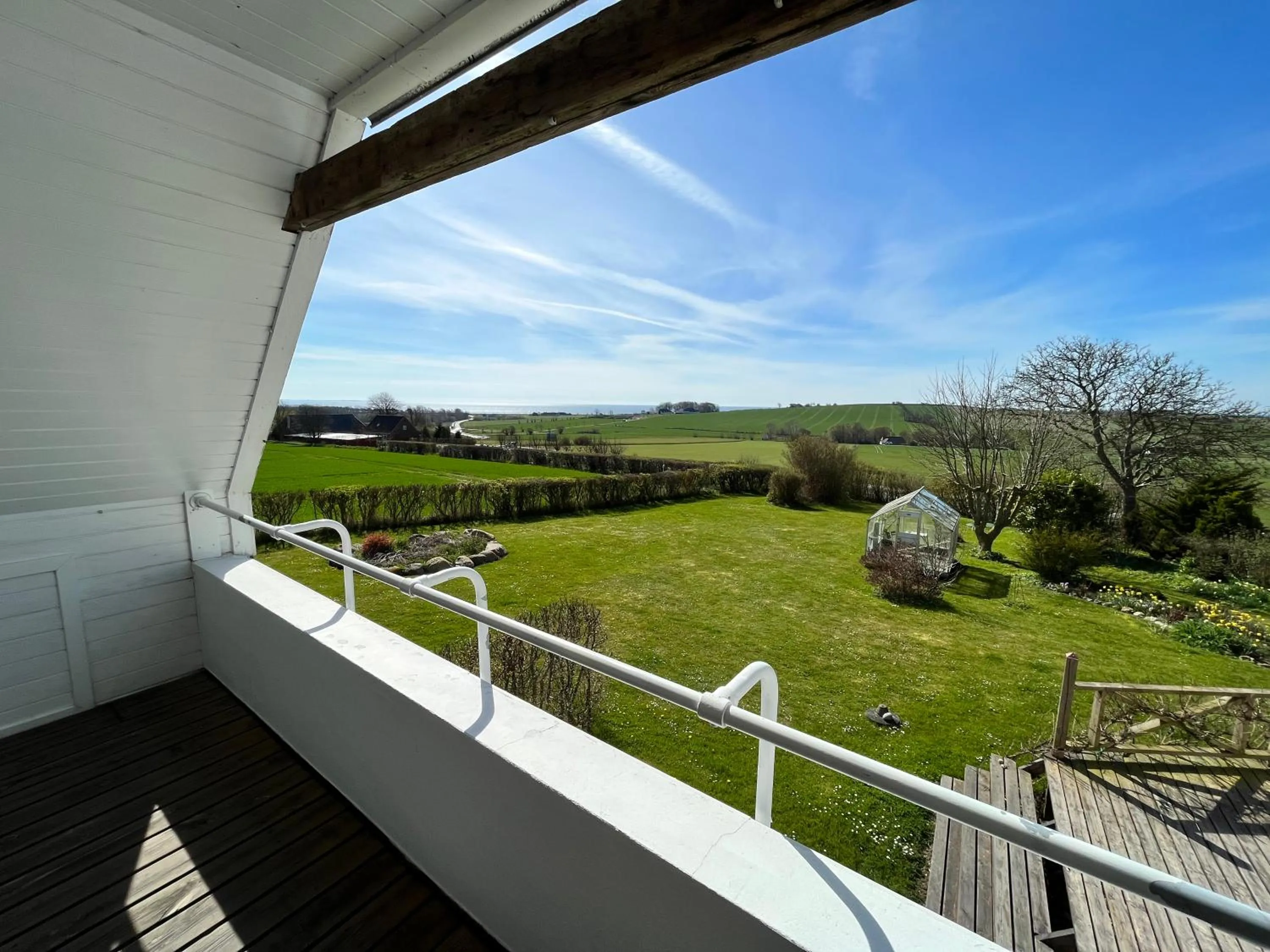 Balcony/Terrace in Apartment Ruhetgaard Bed & kitchen